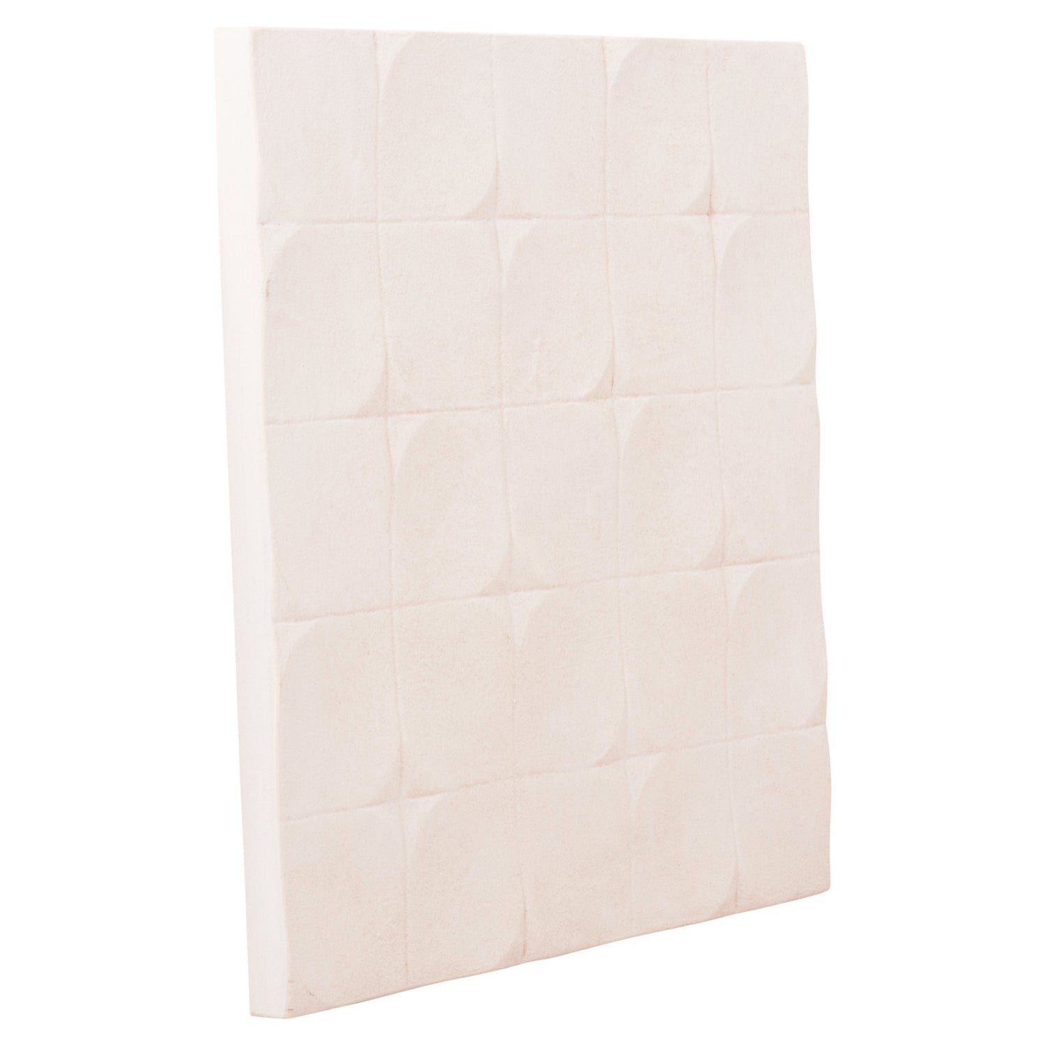 Декорация за стена Санторини бял цвят 80x4,5x80