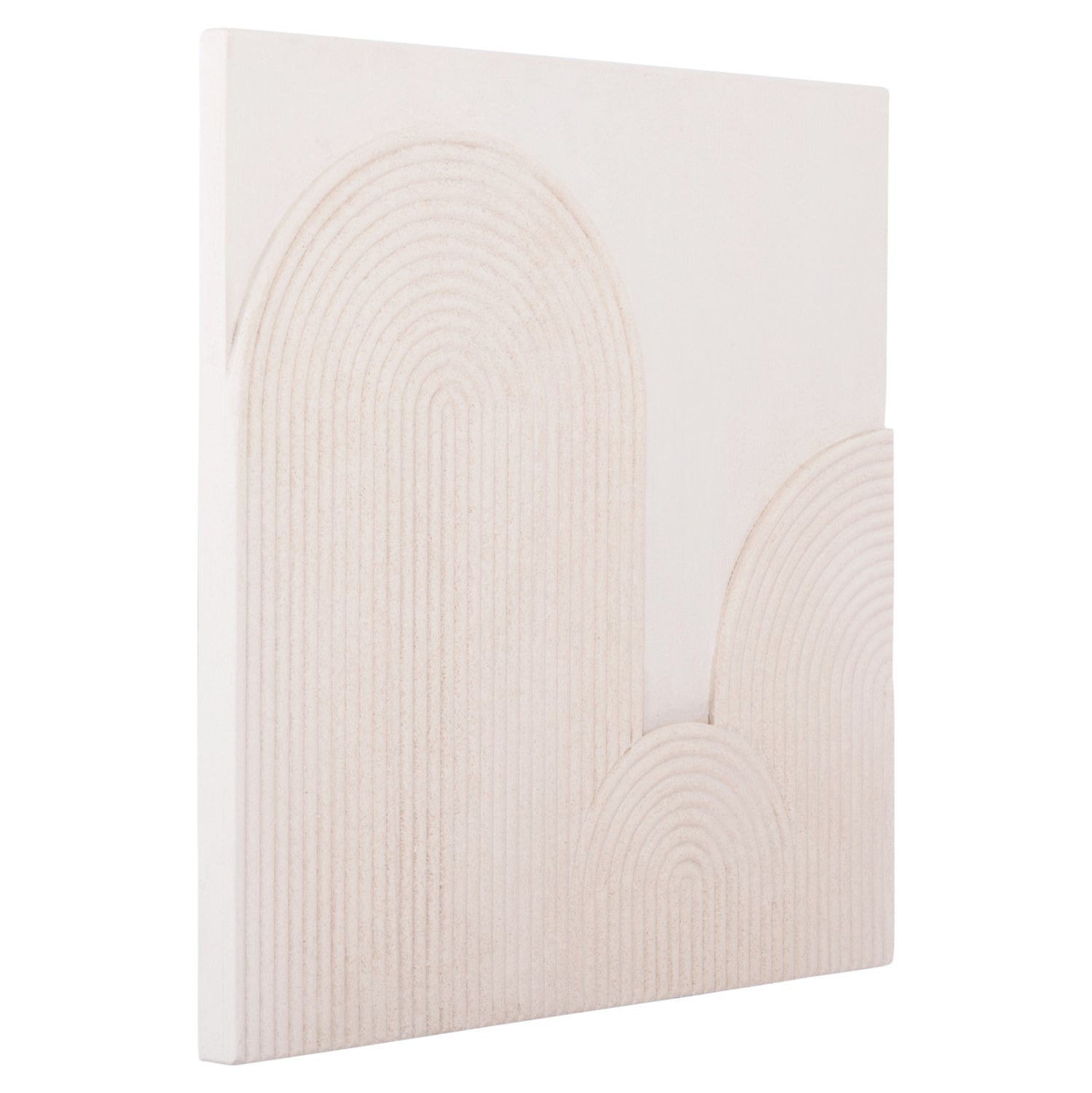 Декорация за стена Санторини бял цвят 80x4,5x80