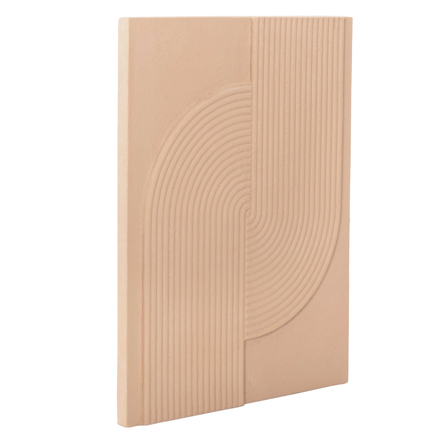 Декорация за стена Санторини бежов цвят 60x4x80