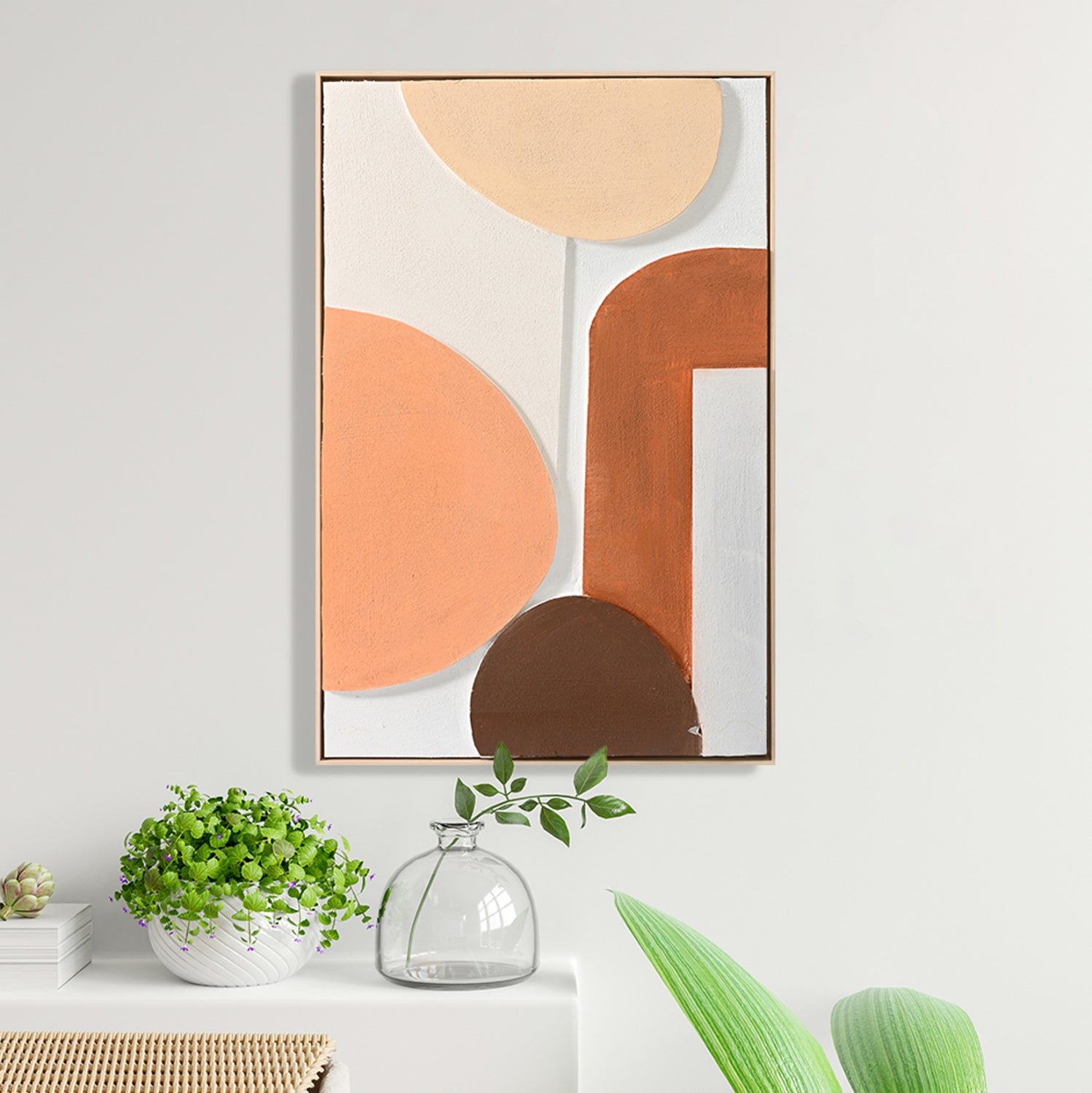 3d картина FLUO цвят бежов-кафяв 60x4,5Χ90