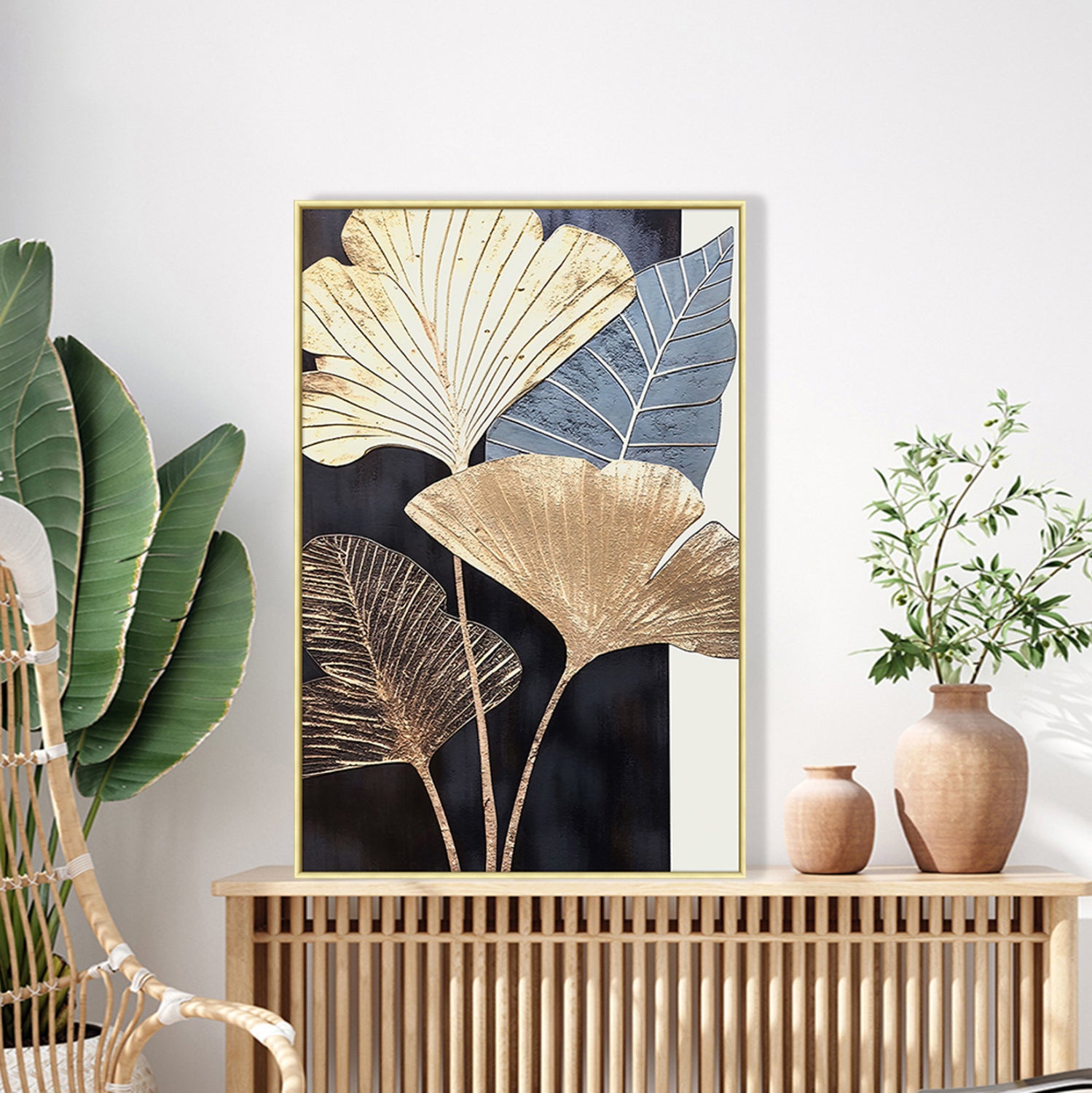 Картина TROPICO с бежова рамка 52,5x2,8x72,5