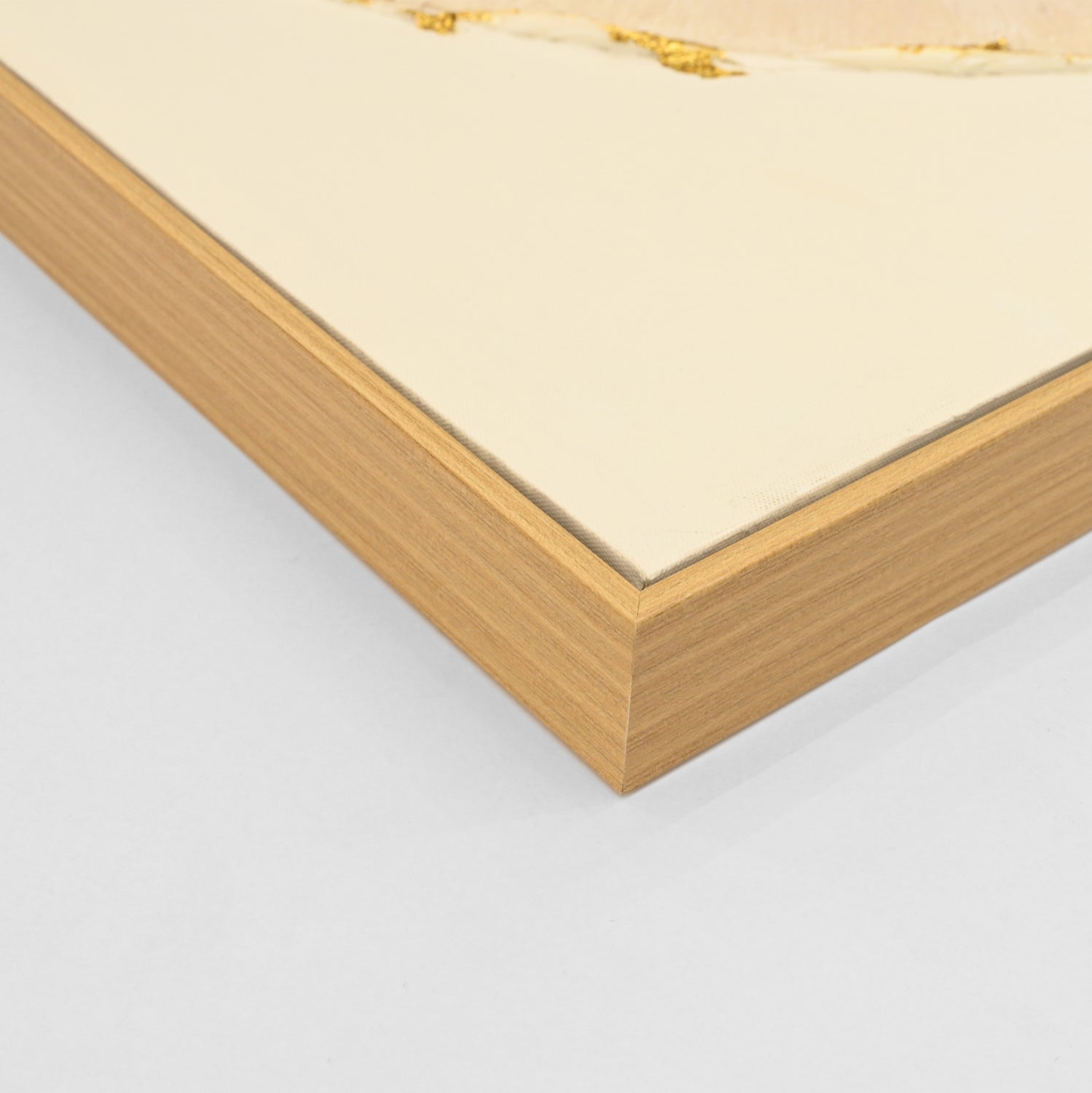 Картина с бежова рамка кръгове 82x4.5x82см.