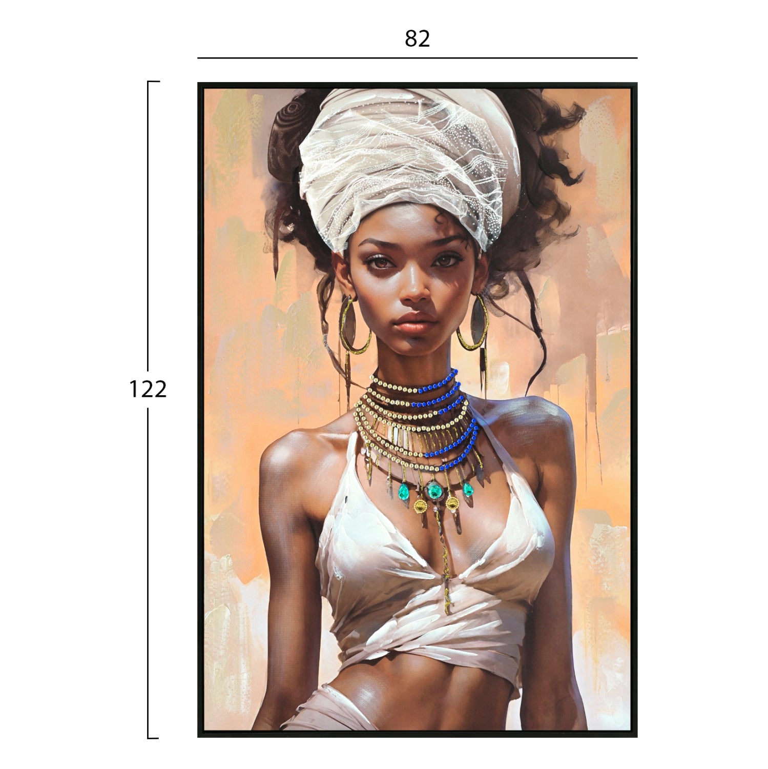 Картина MARIP с черна рамка 82x4,5x122