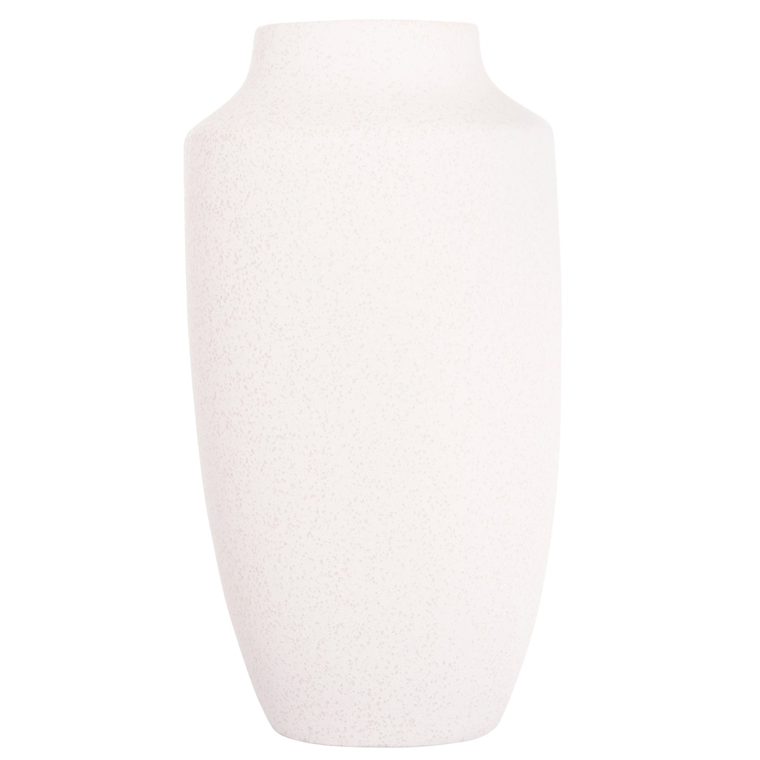 Керамична декоративна ваза GALAD крем кристал, φ16x32всм