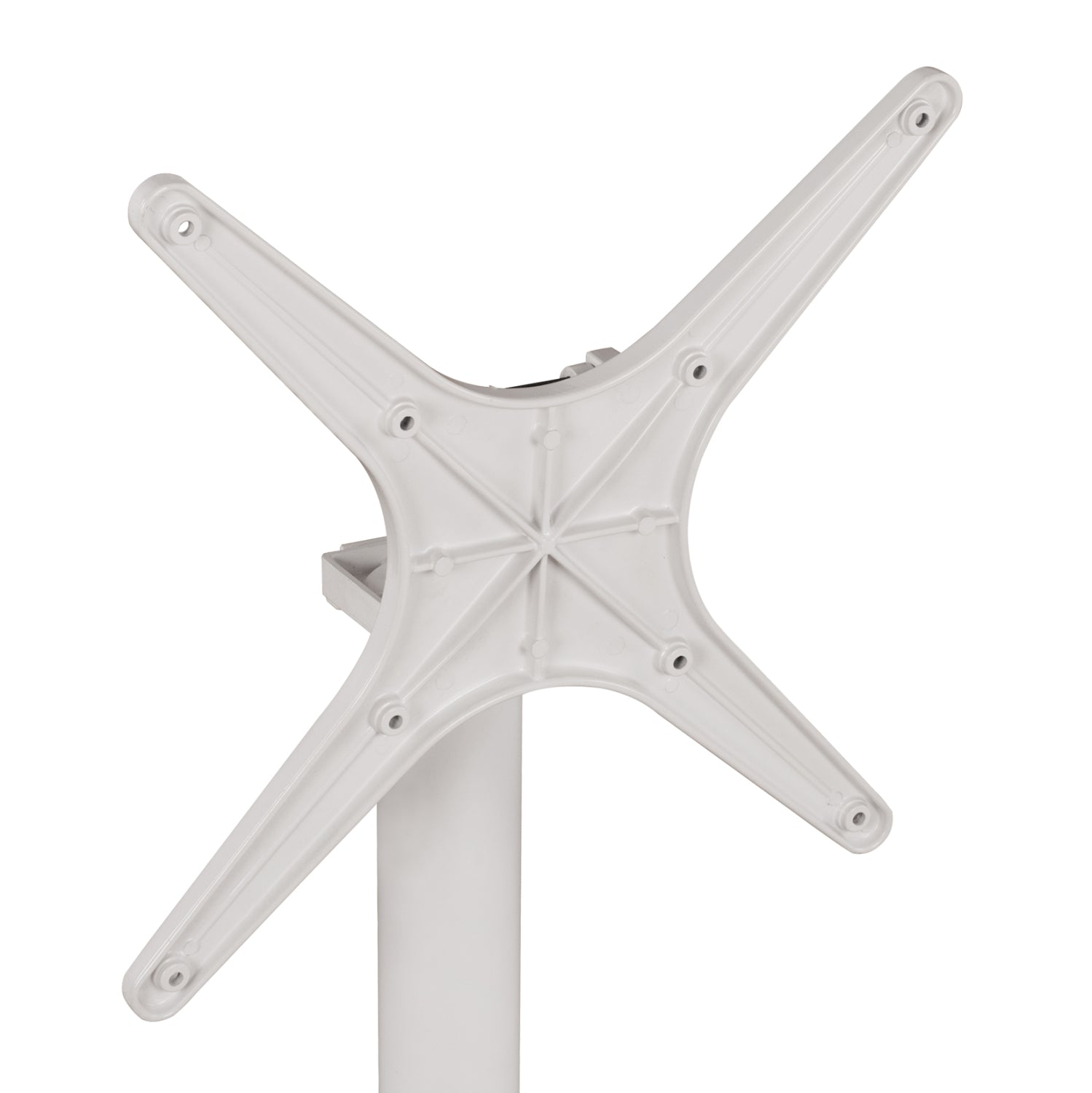 Основа за маса 459.02/ 69Χ69Χ73-бял цвят алуминий