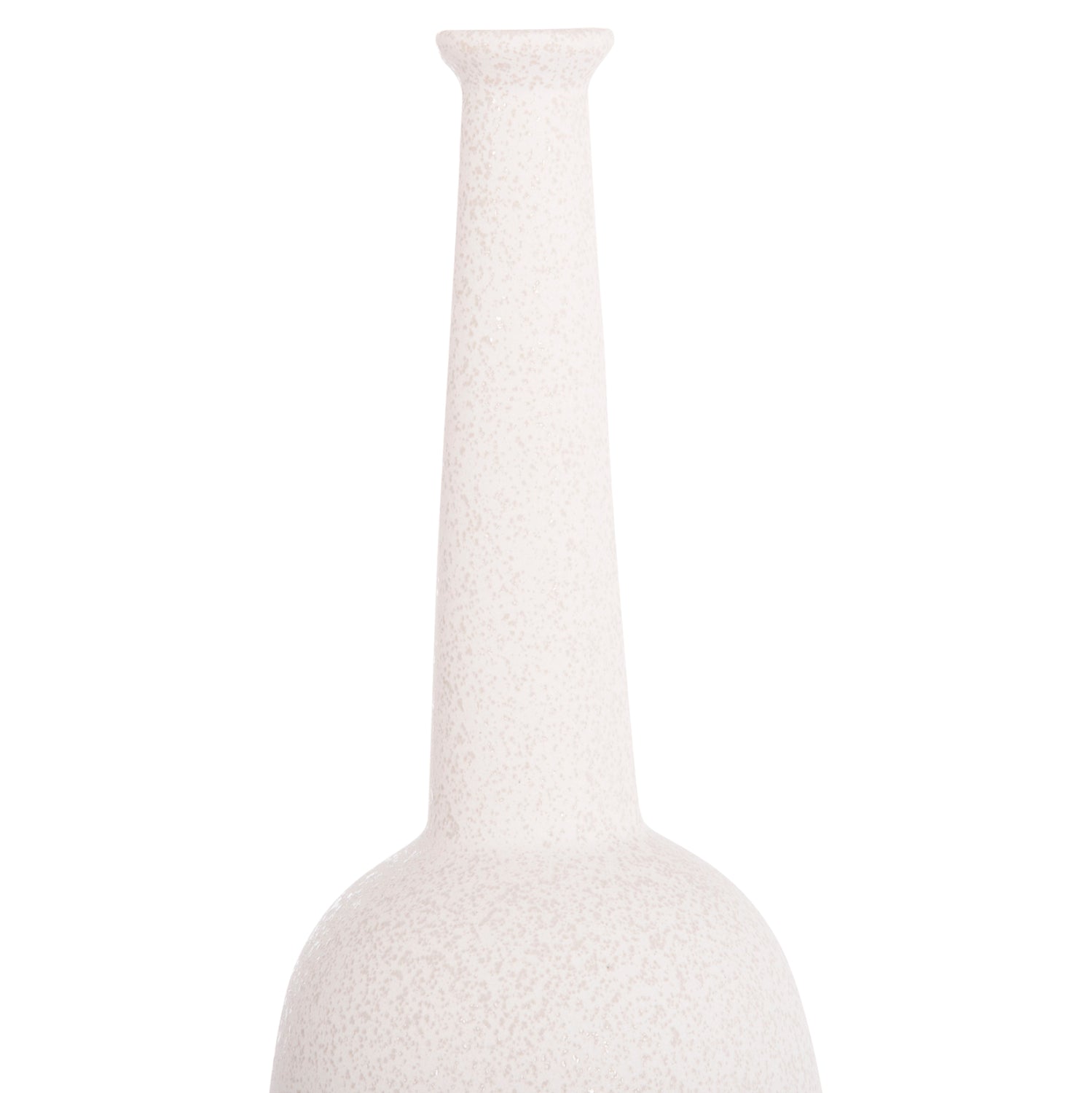 Декоративен керамичен плот за маса ELENDIL бял кристал φ12x395всм