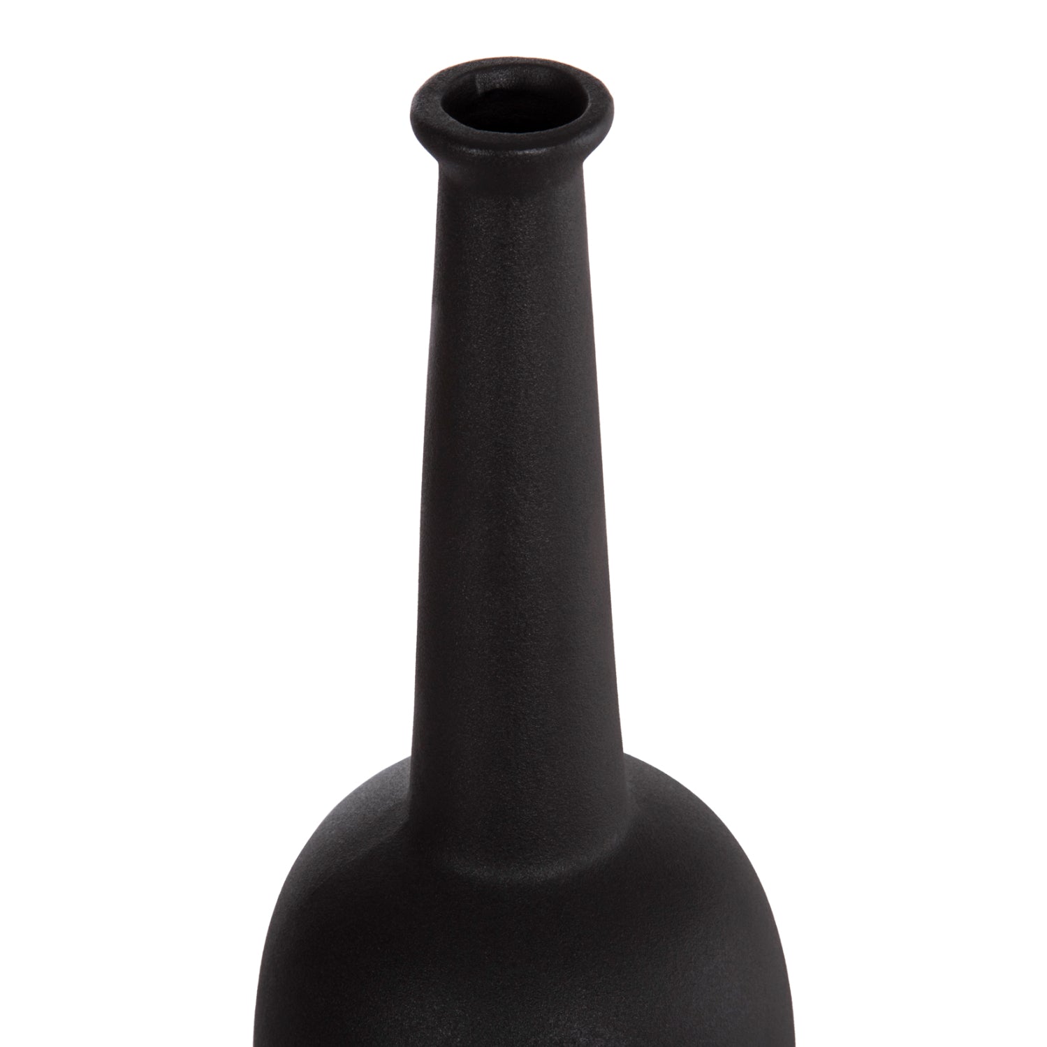 Декоративен керамичен плот за маса ELENDIL черен мат φ12x395hcm