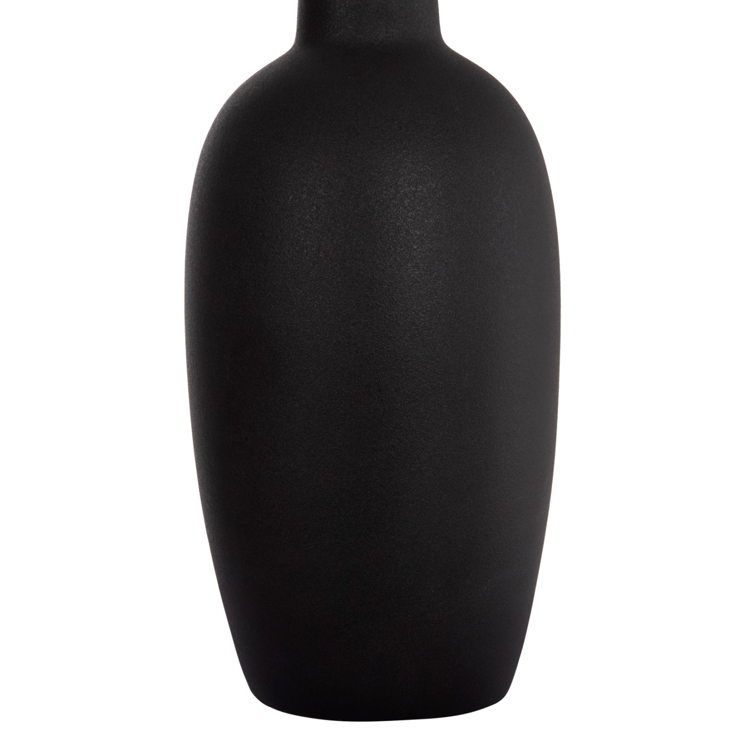 Декоративен керамичен плот за маса ELENDIL черен мат φ12x395hcm