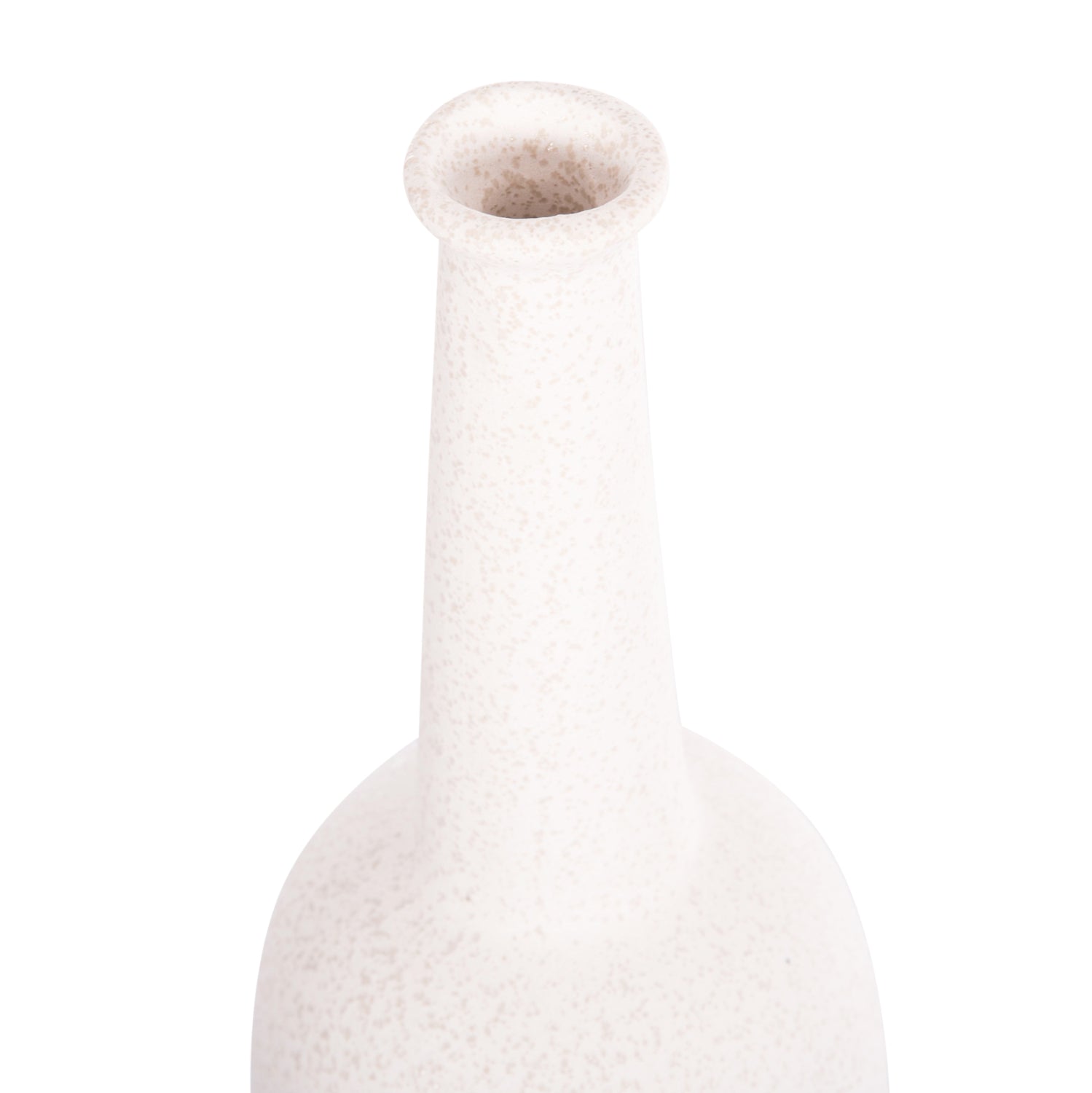 Декоративен керамичен плот за маса Еlendil бял кристал φ10x30в см