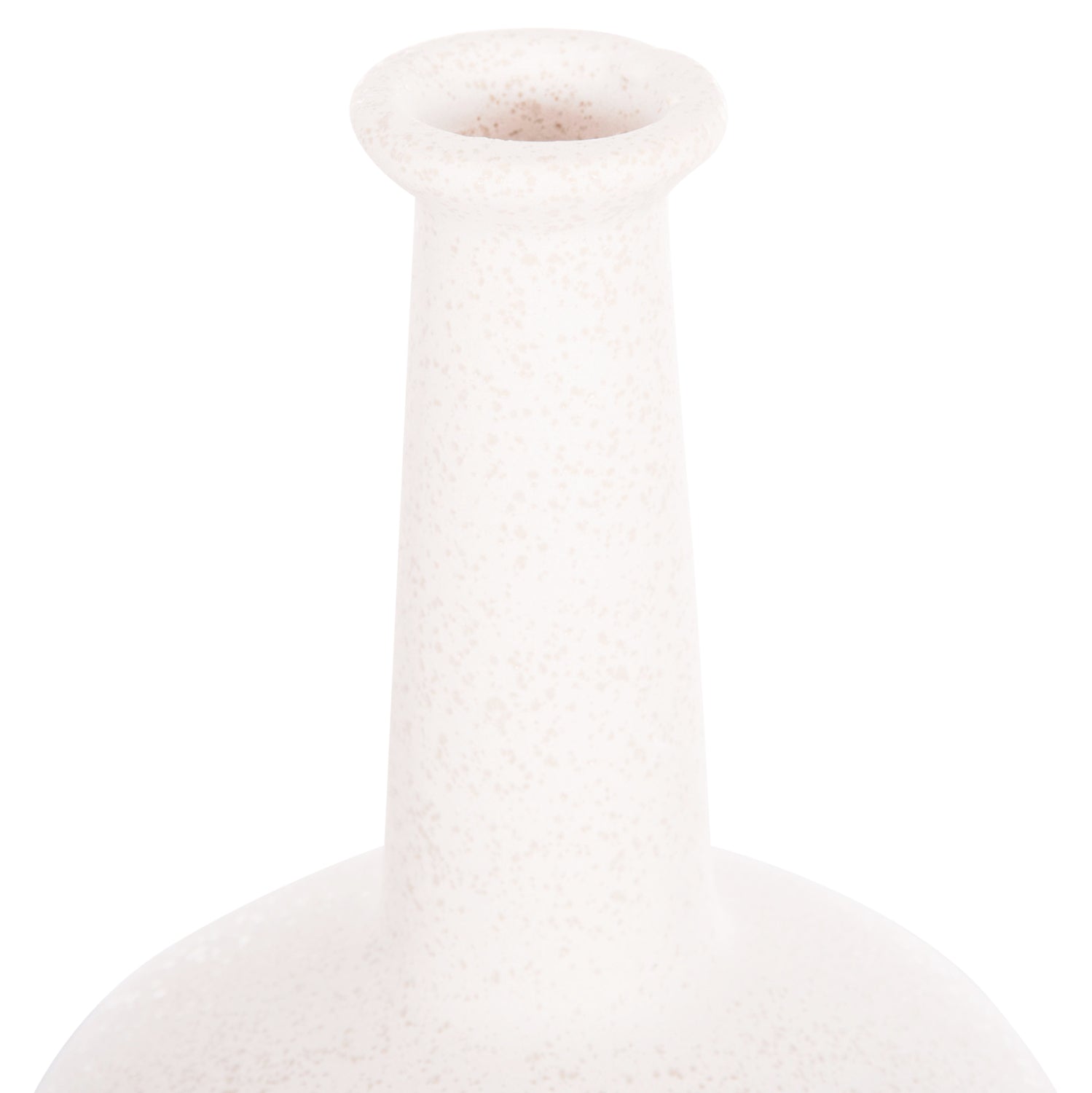 Декоративен керамичен плот за маса Еlendil бял кристал φ15x25hcm