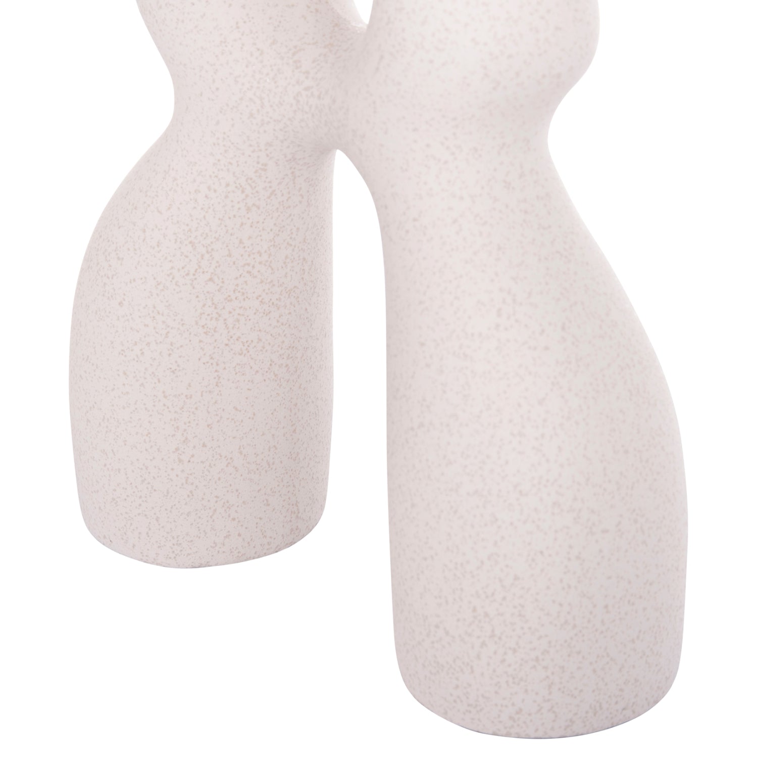 Декоративен керамичен плот за маса ISIL бял, кристален, 25x9x29.5 см