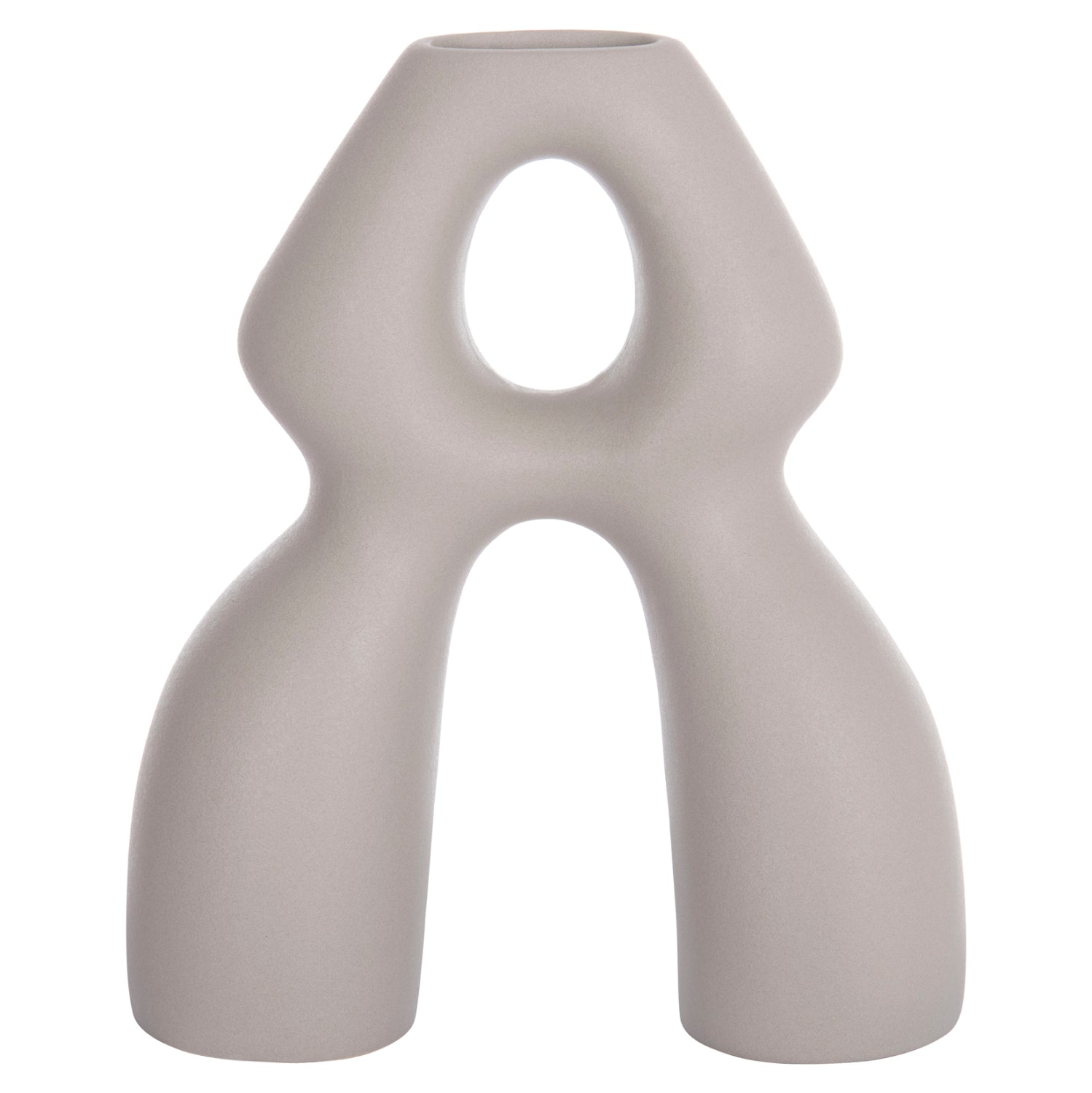 Декоративен керамичен плот за маса ISIL сив мат 25x9x29.5см