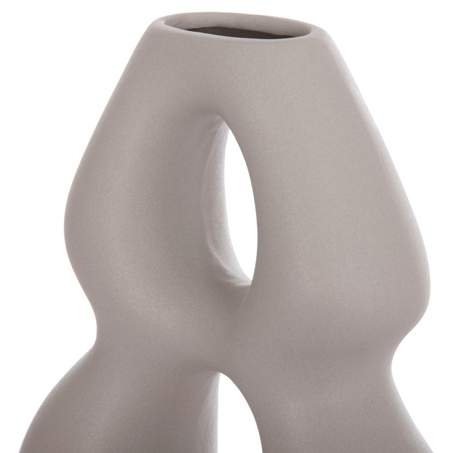 Декоративен керамичен плот за маса ISIL сив мат 25x9x29.5см