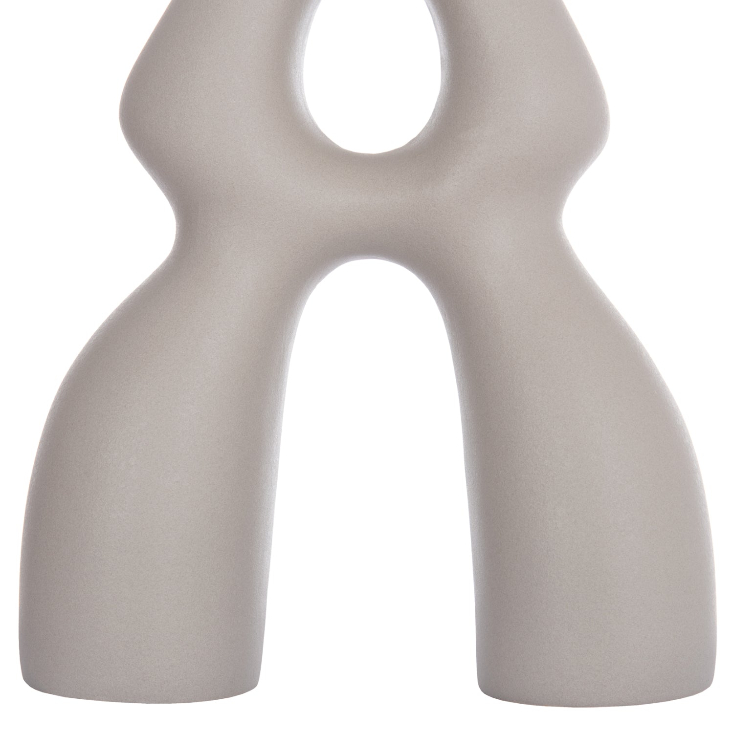 Декоративен керамичен плот за маса ISIL сив мат 25x9x29.5см