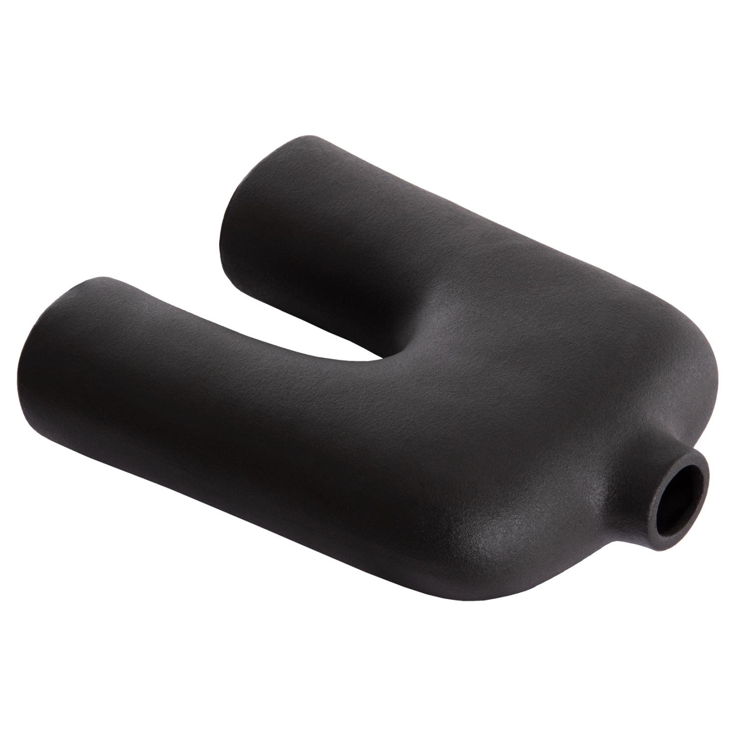 Декорация керамична за маса серия ISIL черен мат, 22x8x29см