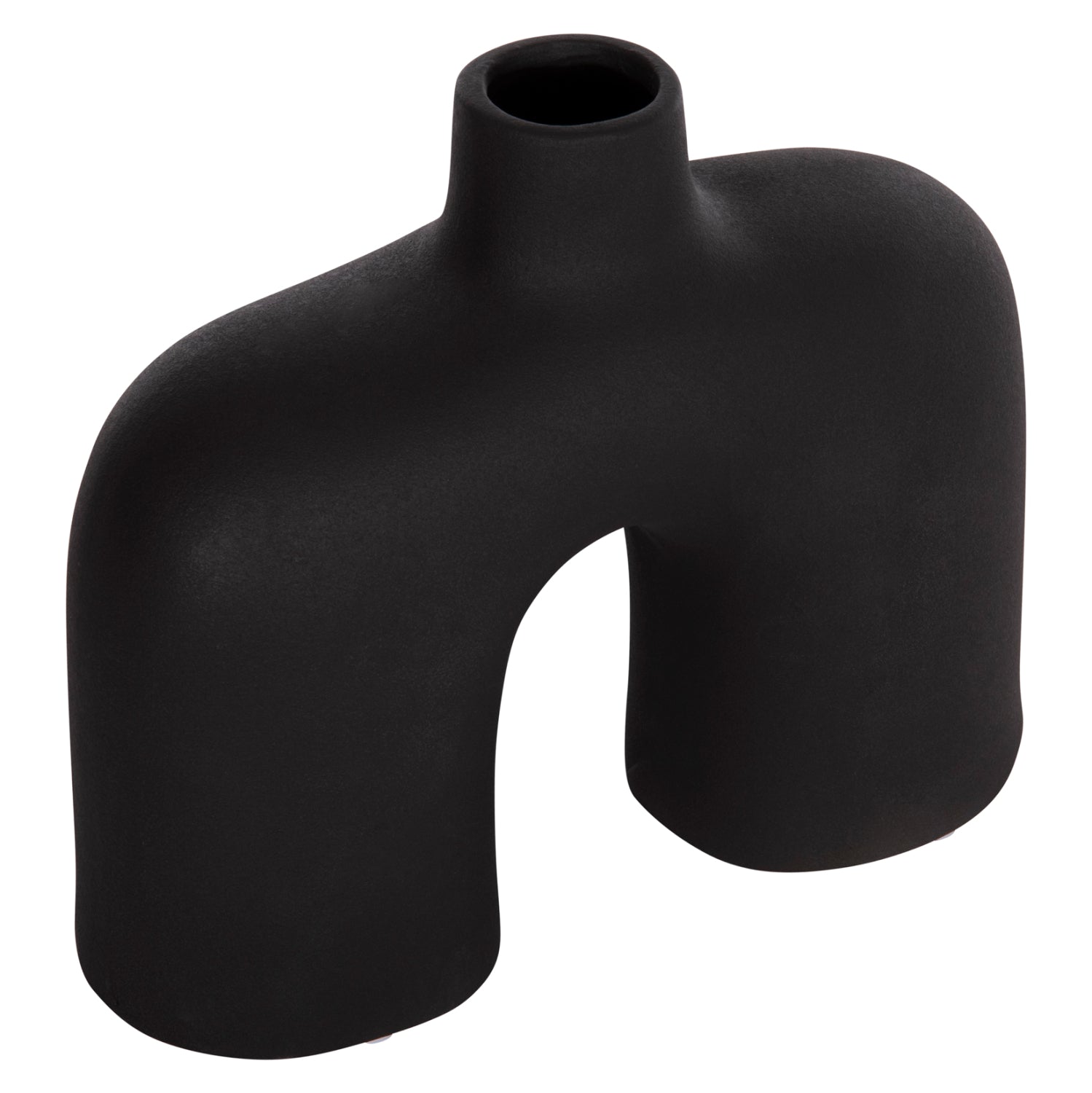 Декоративен керамичен плот за маса ISIL черен мат 27x9.5x22.5y см