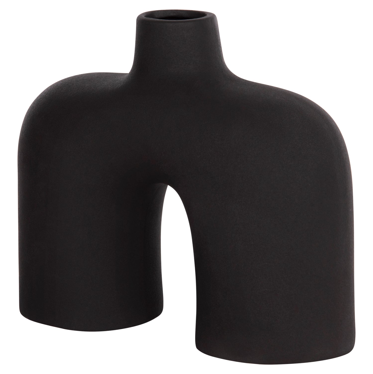 Декоративен керамичен плот за маса ISIL черен мат 27x9.5x22.5y см