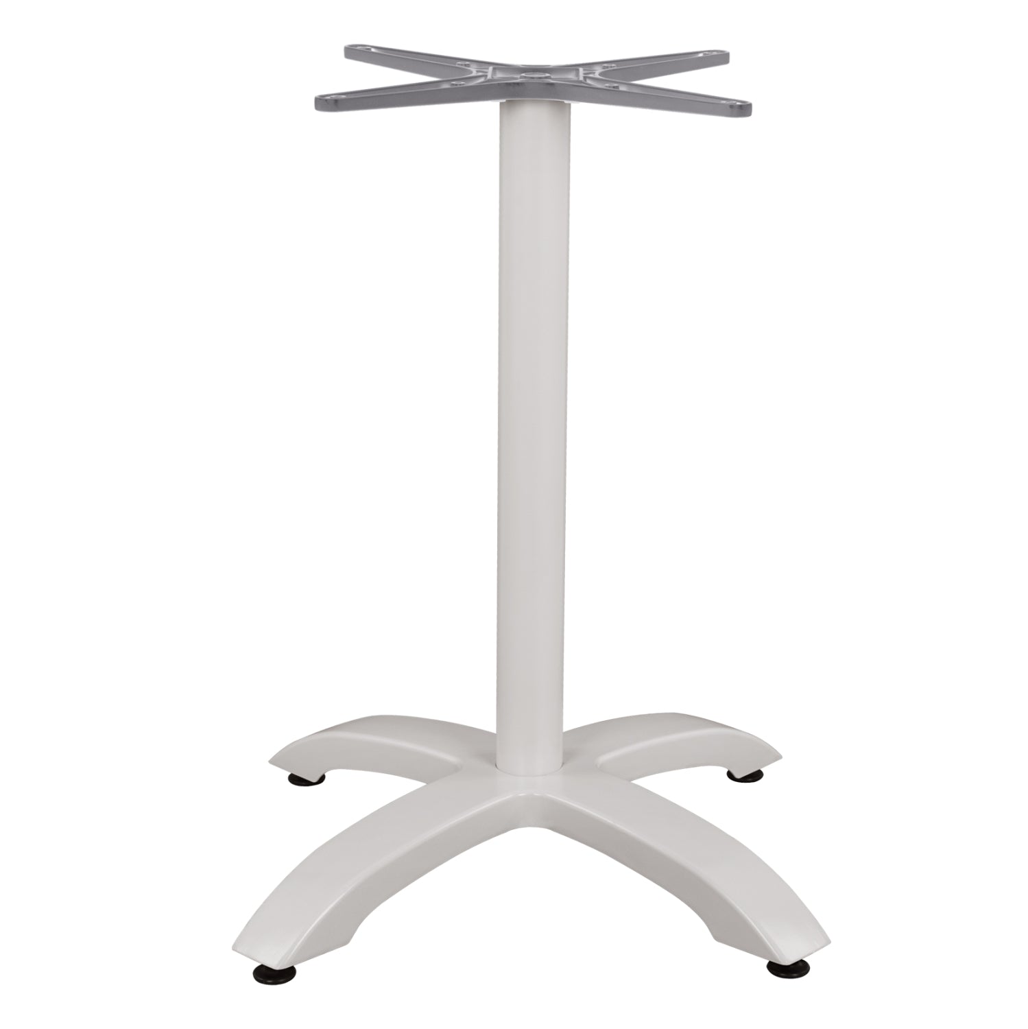 Основа за маса -цвят бял мат 66X66X73см с кръстачка 48X48см