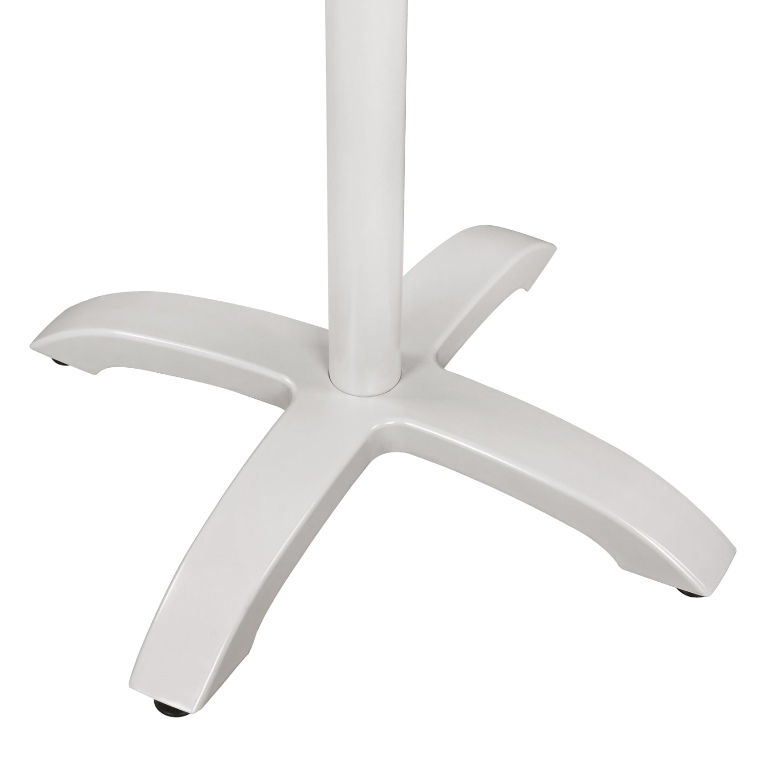 Основа за маса -цвят бял мат 66X66X73см с кръстачка 48X48см