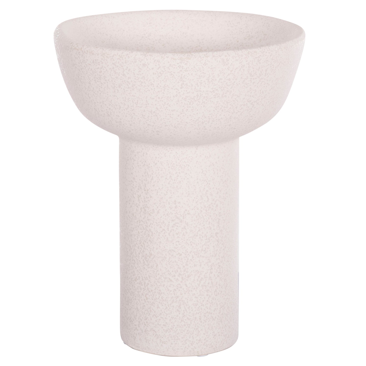 Декоративен керамичен плот за маса Еlendil бял кристал φ20x26.5hcm