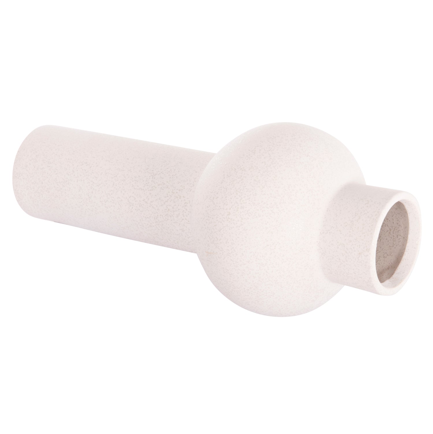 Декоративен керамичен плот за маса SCEPTER бял кристал, φ17x39hcm