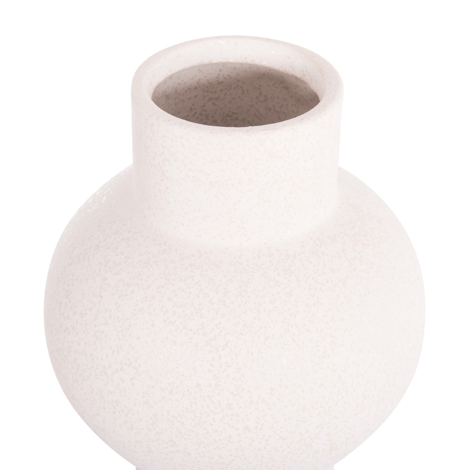 Декоративен керамичен плот за маса SCEPTER бял кристал, φ17x39hcm