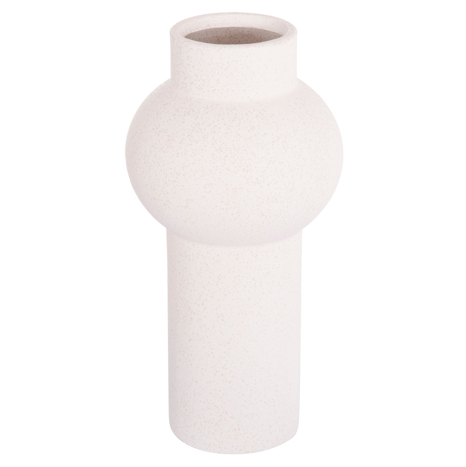 Декорация  керамична  SCEPTER бял кристал φ15x30hcm