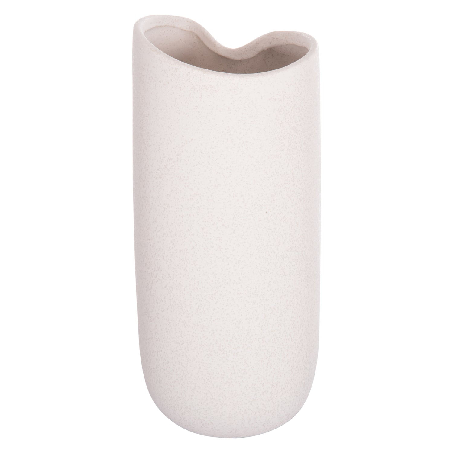 Керамична декорация за маса, кристално бяла, 17x16.5x37см