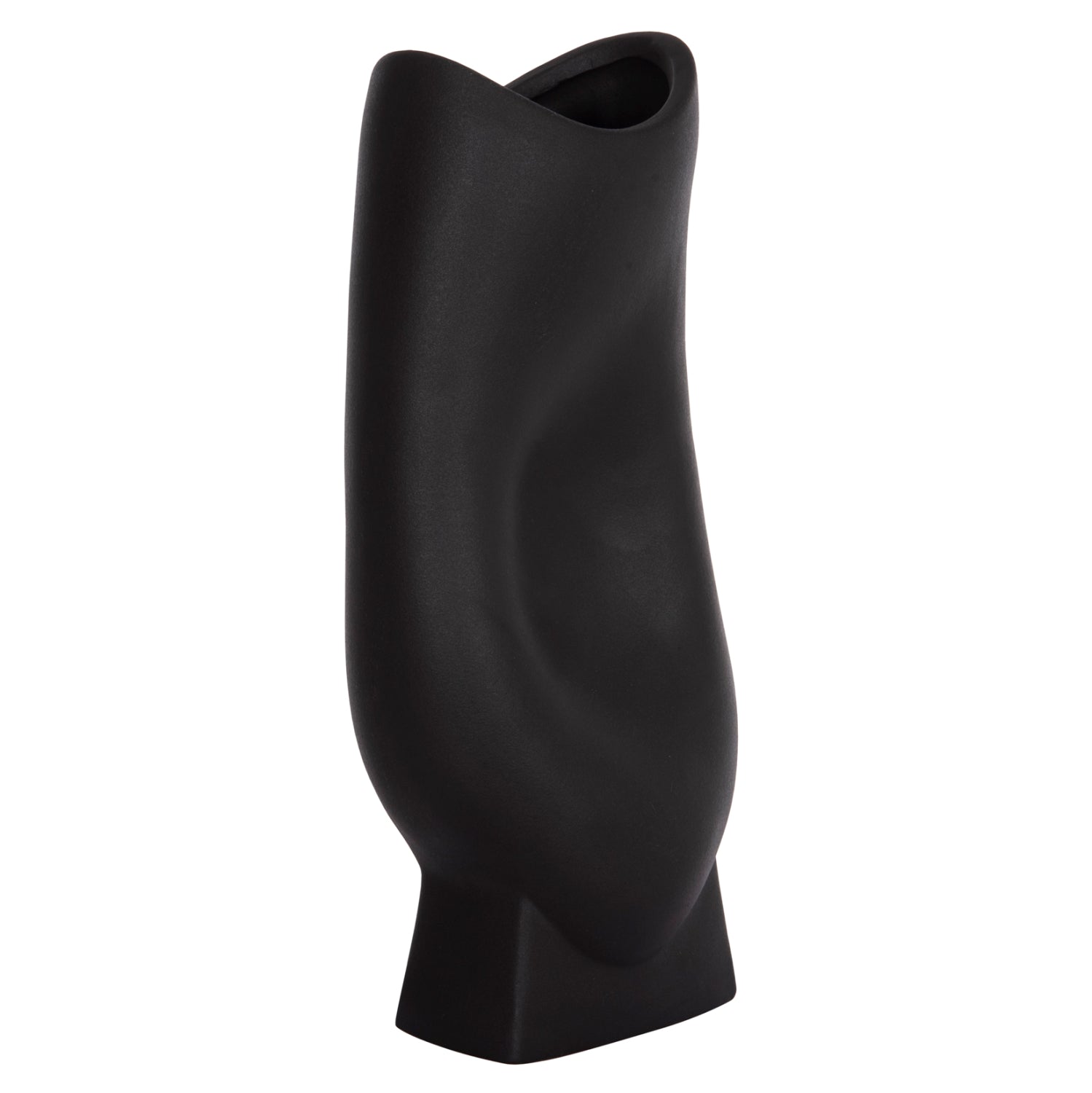 Декорация за маса черен цвят мат 16.5x11x38см