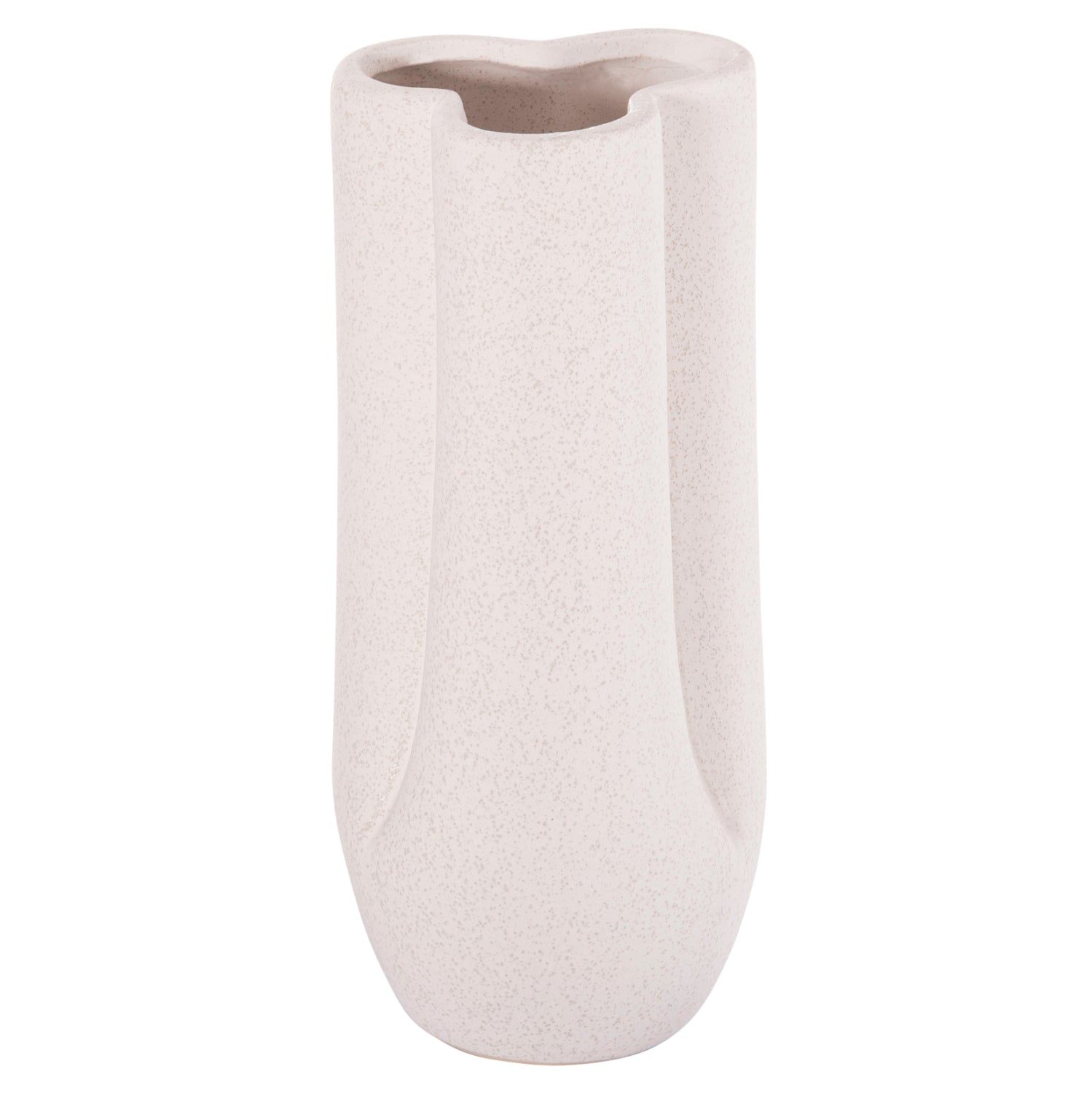 Декоративна глазура за маса, GLAΖΕ кристална, бяла φ14x34hcm