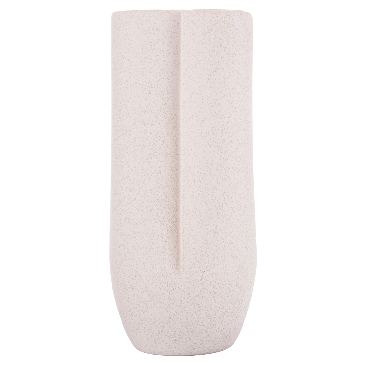 Декоративна глазура за маса, GLAΖΕ кристална, бяла φ14x34hcm