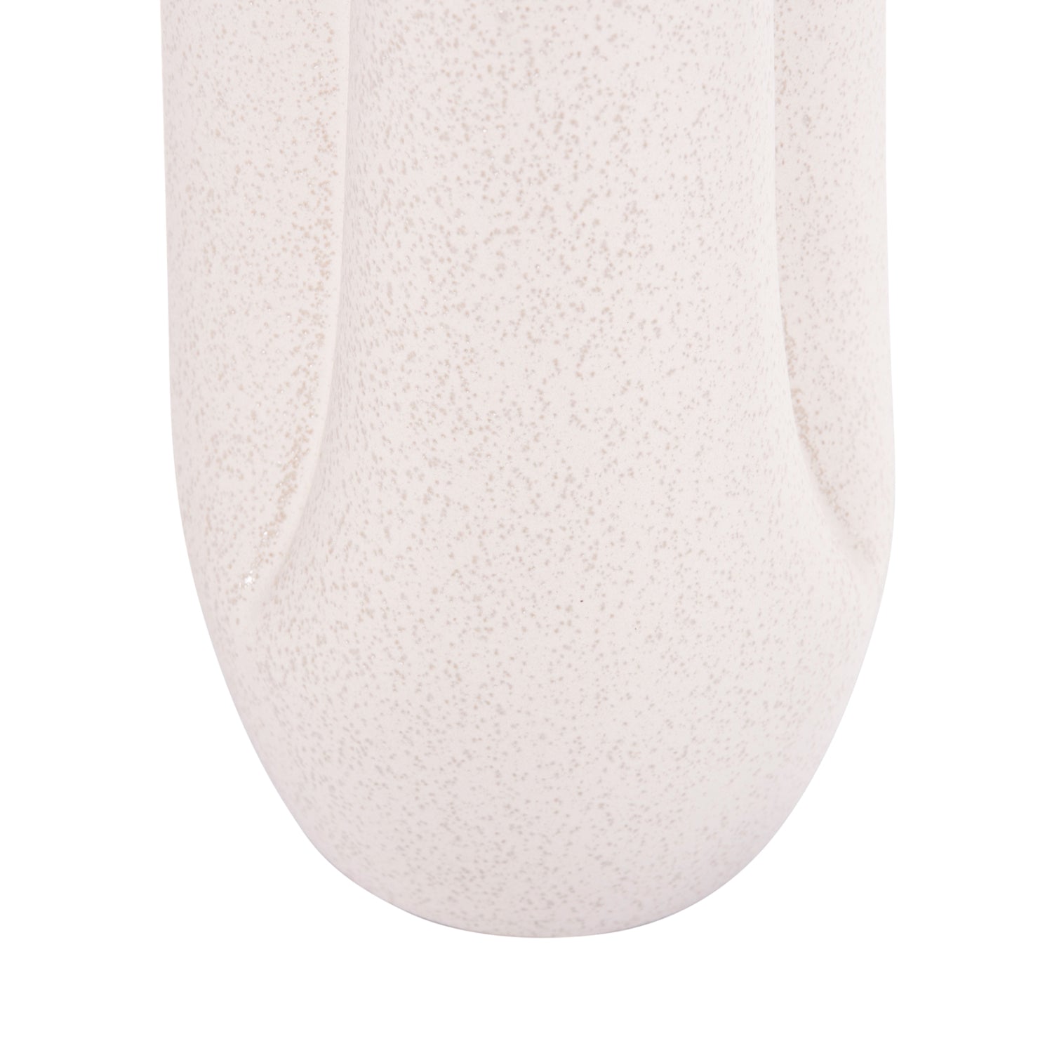 Декоративна глазура за маса, GLAΖΕ кристална, бяла φ14x34hcm