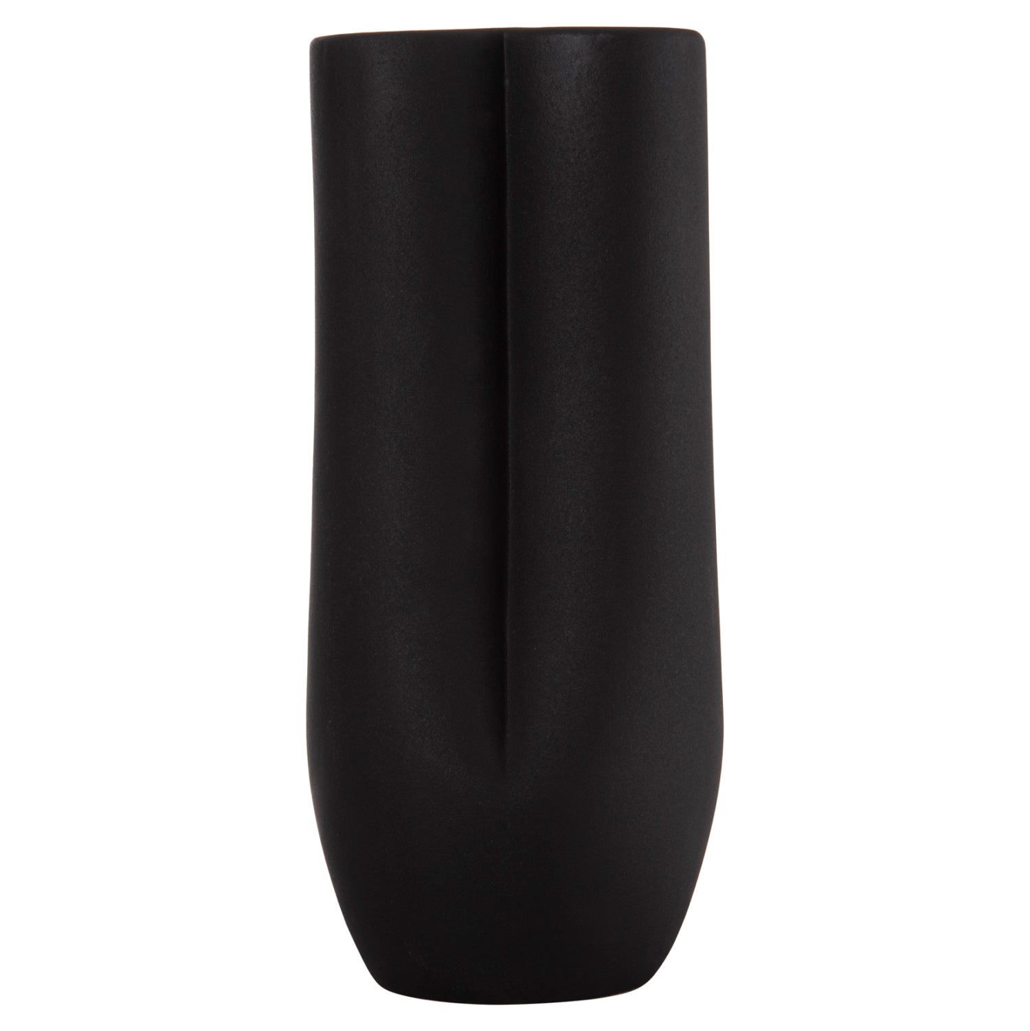 Керамична декоративна глазура за маса черна, матова φ14x34h см