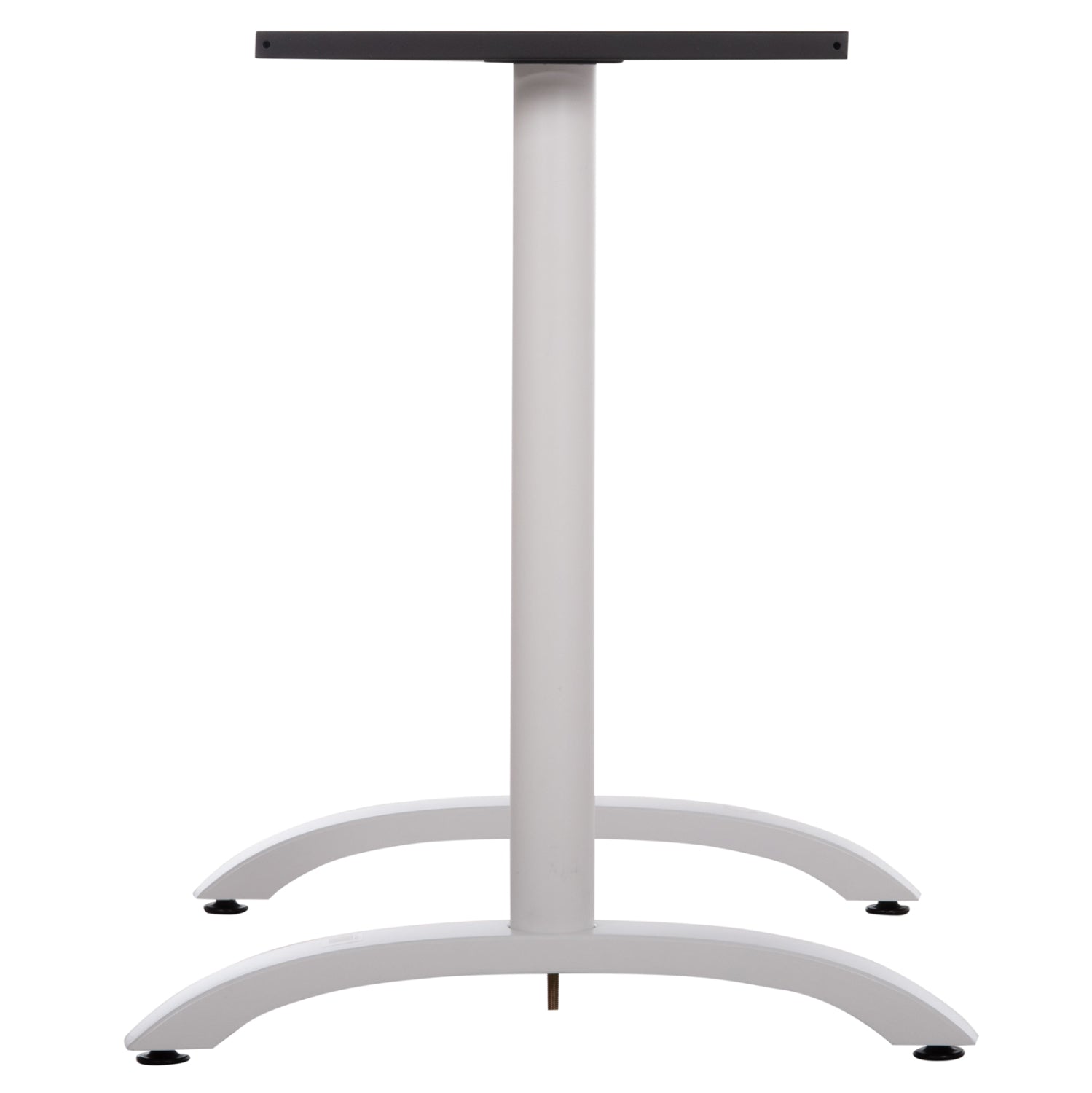 Основа за маса 461.12/метална двойна бяла с регулатори 100х60х73см.