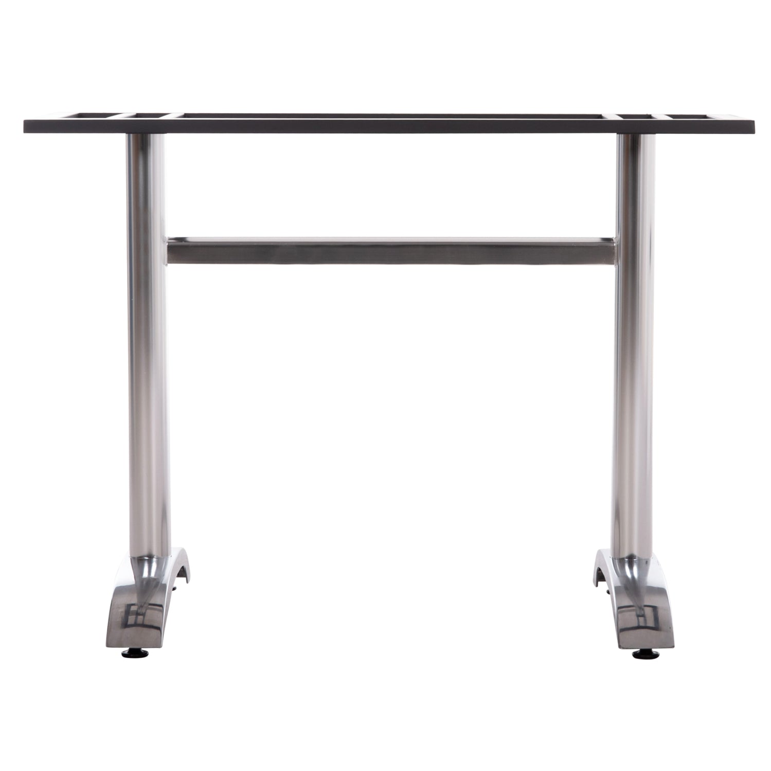 Метална основа за маса 461.13/двойна хромирана с регулатори 100х60х73см.