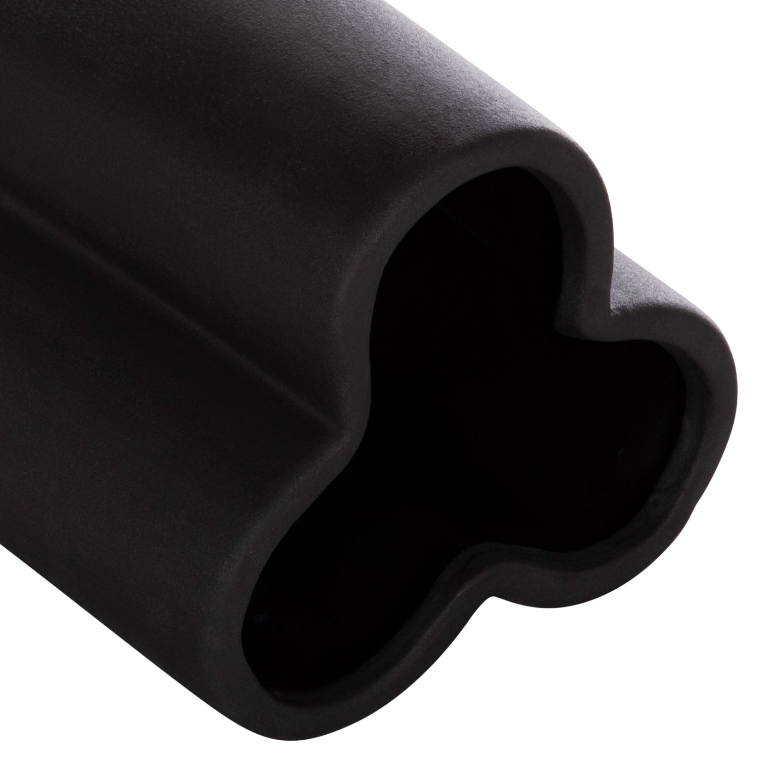 Керамична декоративна глазура за маса , черна матова φ16x22hcm