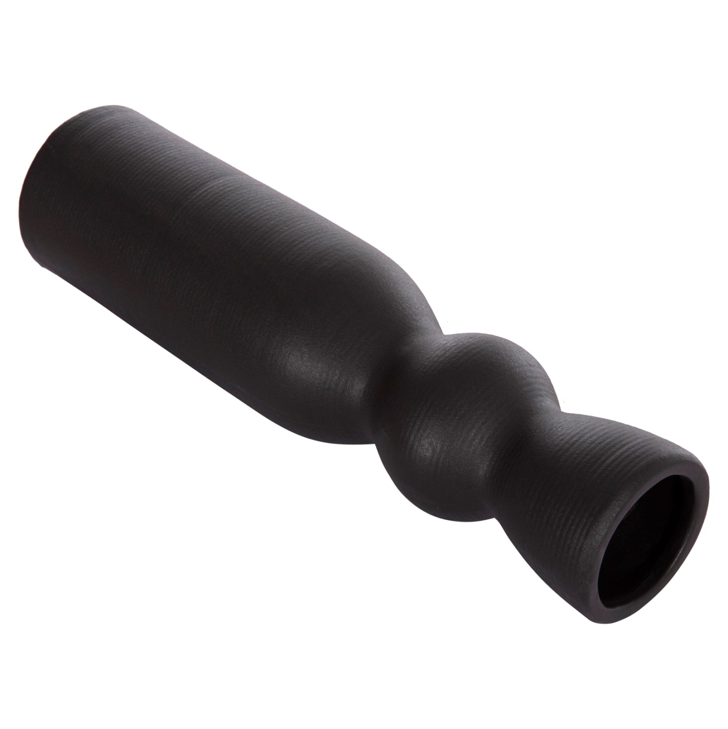 Декоративен керамичен плот за маса SCEPTER черен, матов, φ8x35см