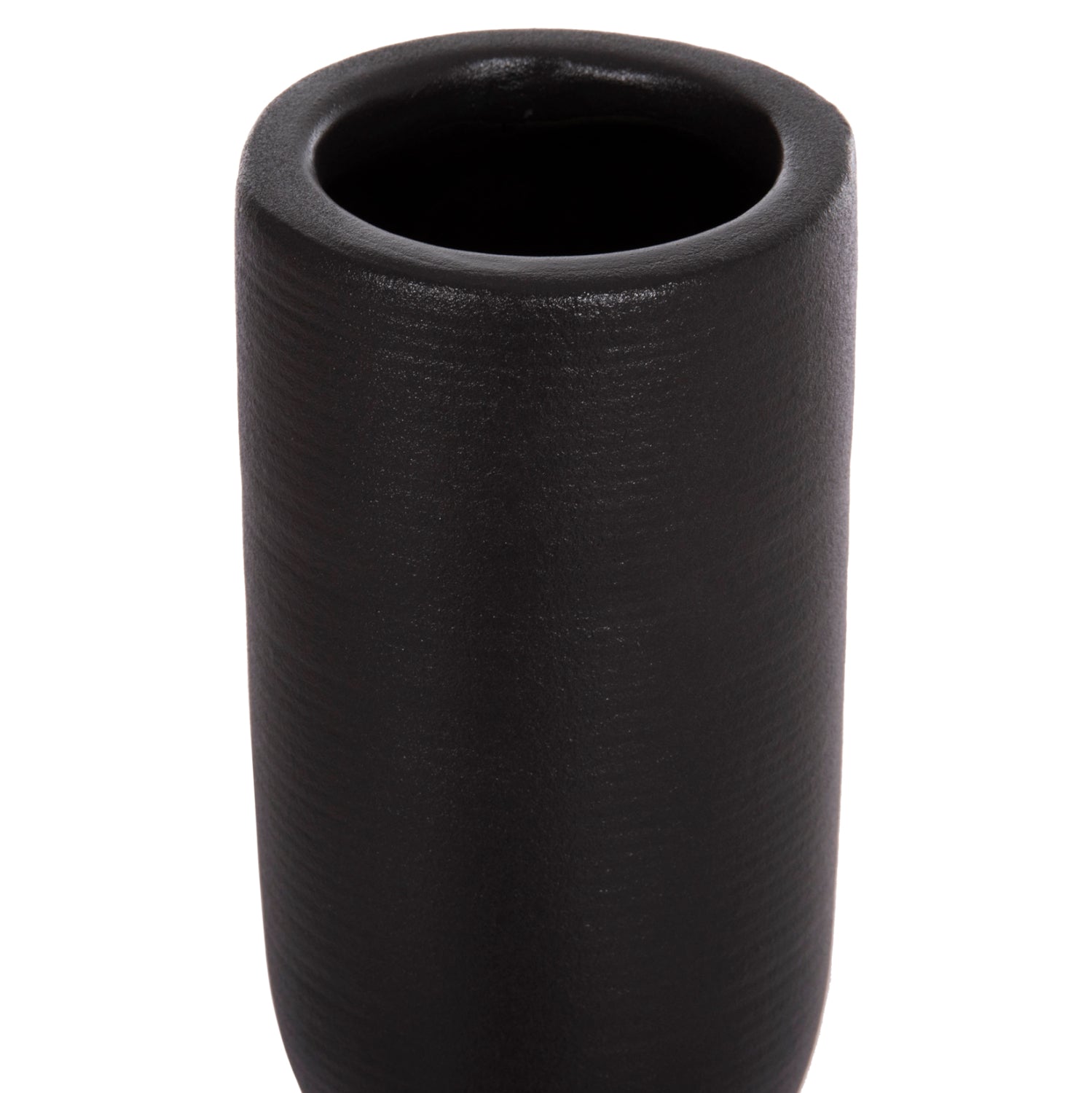 Декоративен керамичен плот за маса, SCEPTER , черен матов, φ7.5x30.5hcm