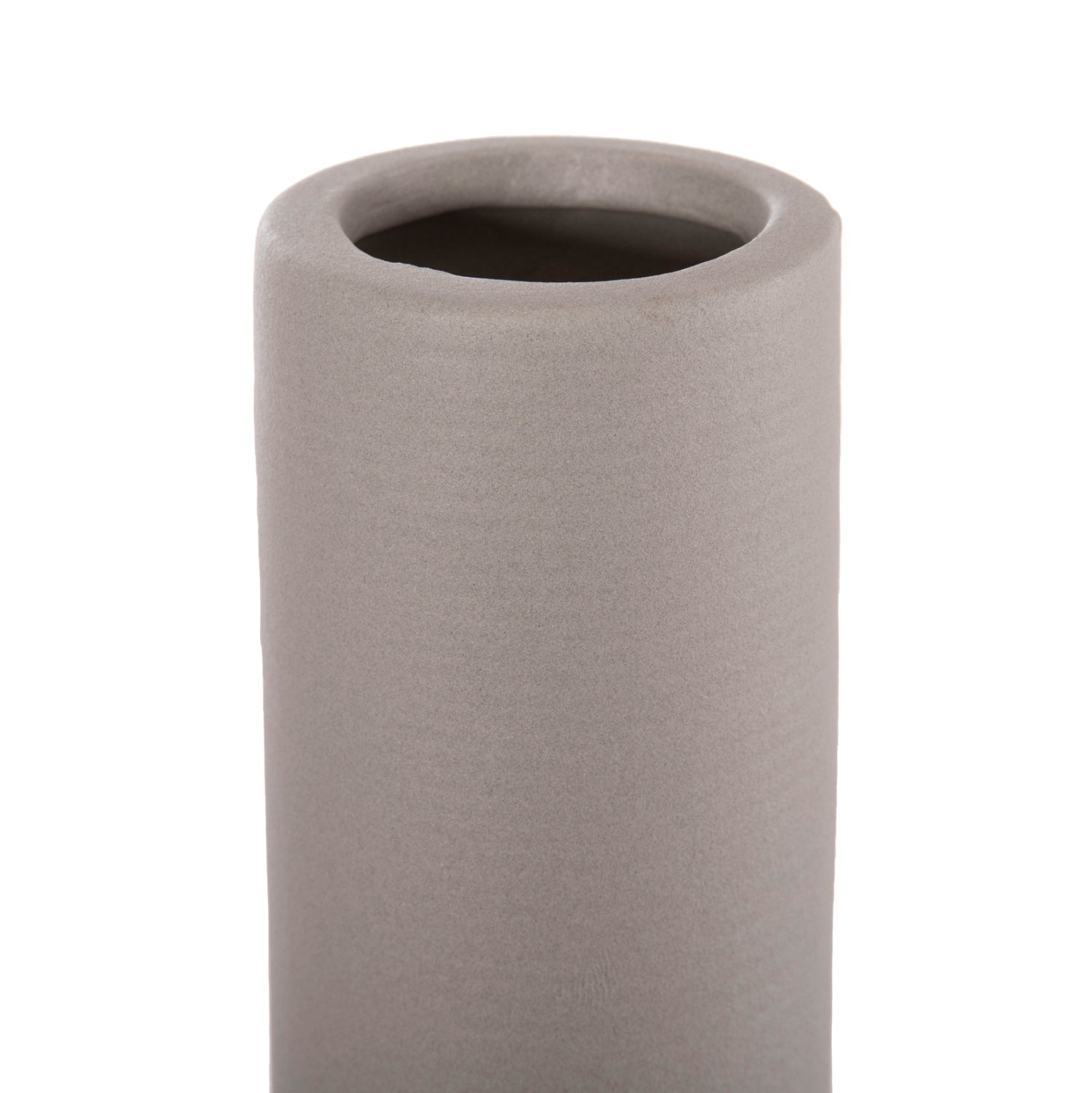 Декоративен керамичен плот за маса сив, матов φ11x26всм