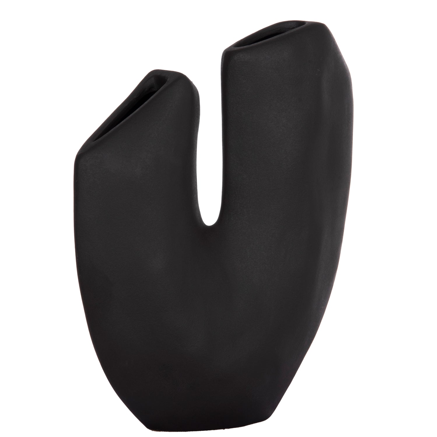 Декоративен керамичен плот за маса Аrken черен мат 29x8x37см