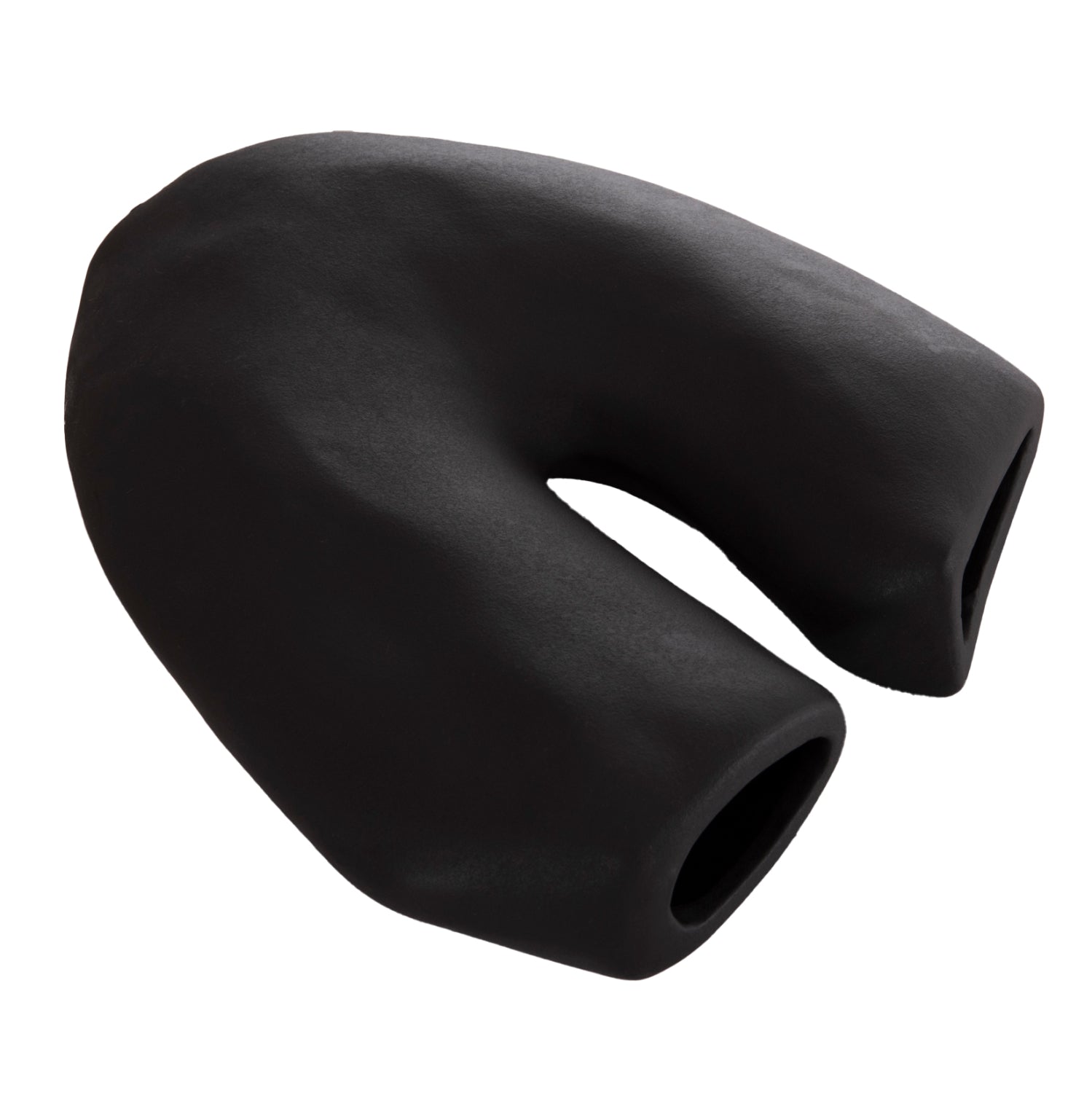 Декоративен керамичен плот за маса Аrken черен мат 29x8x37см