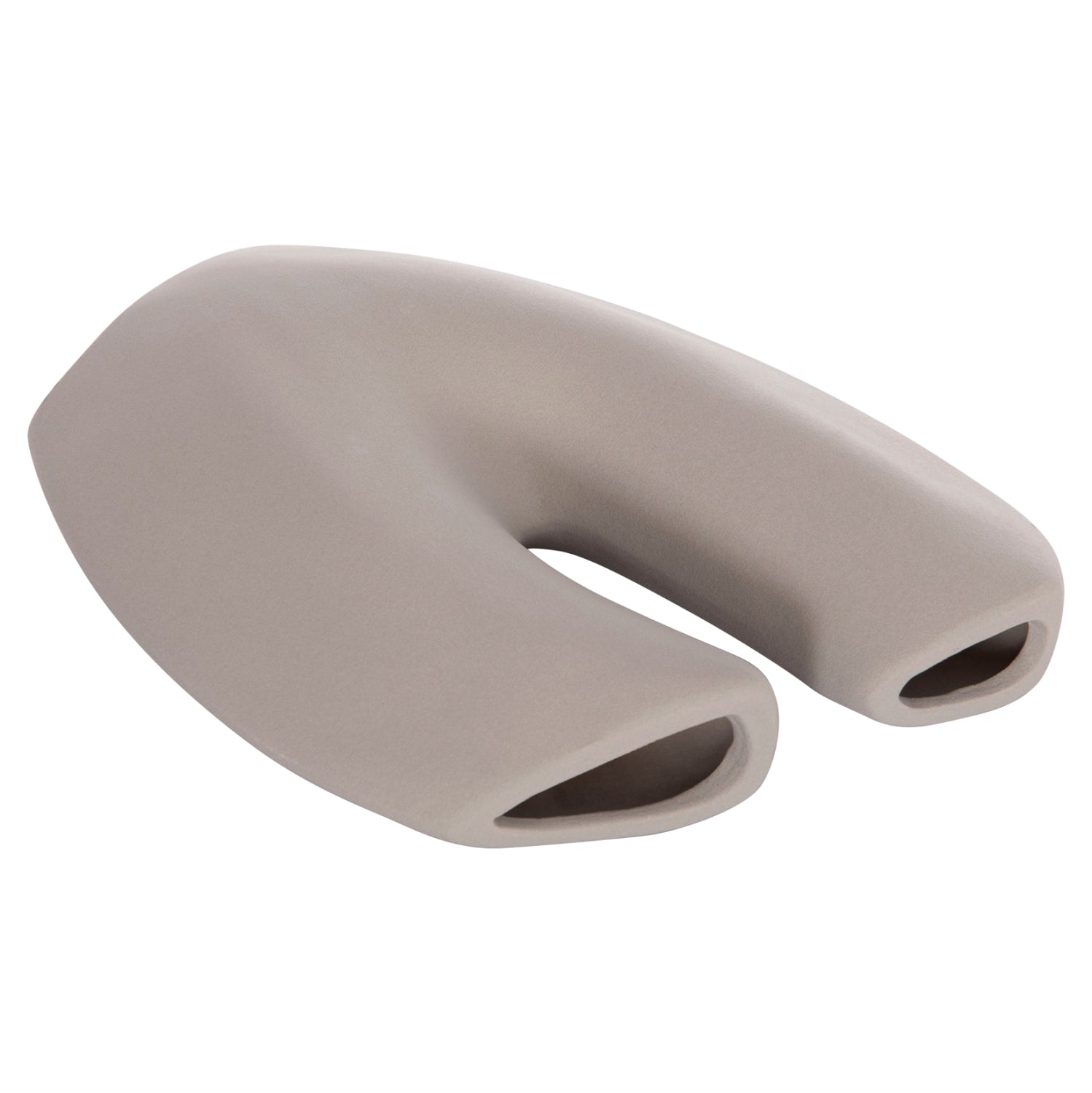 Декоративен керамичен плот за маса ARKEN сив мат 20.5x8x26см