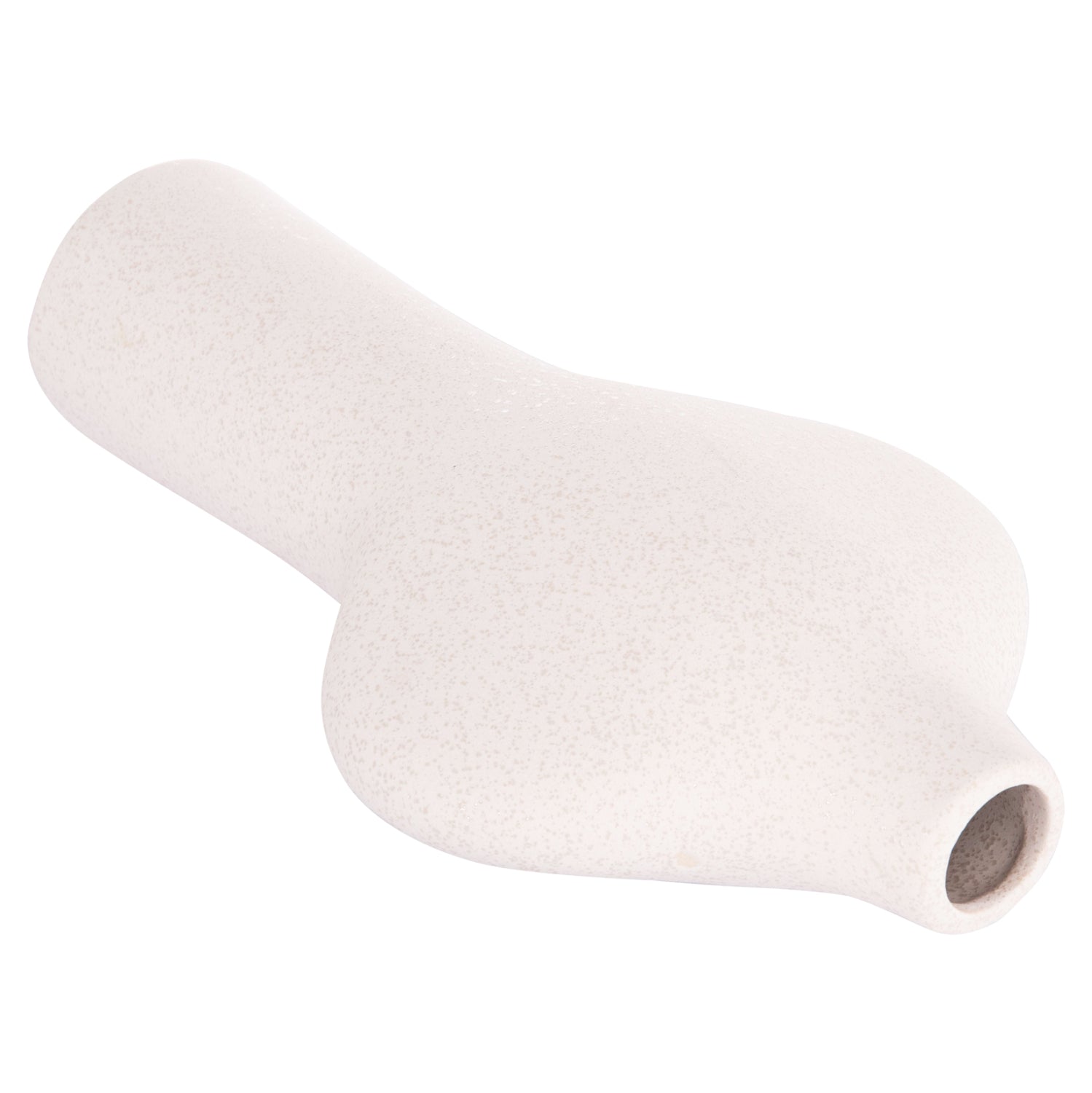 Декоративен керамичен плот за маса ARKEN бял 18x8x32h см