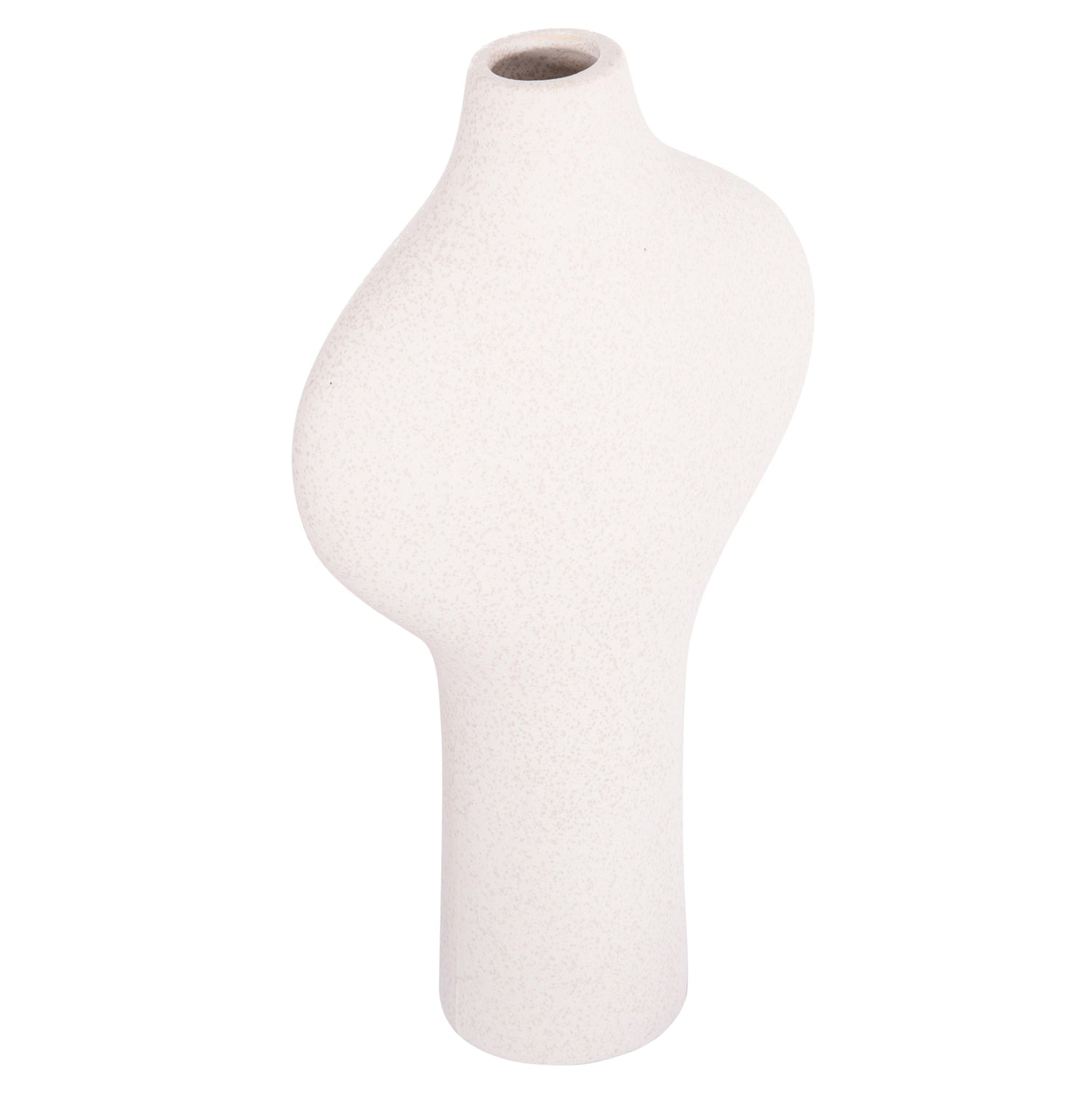 Декоративен керамичен плот за маса ARKEN бял 18x8x32h см