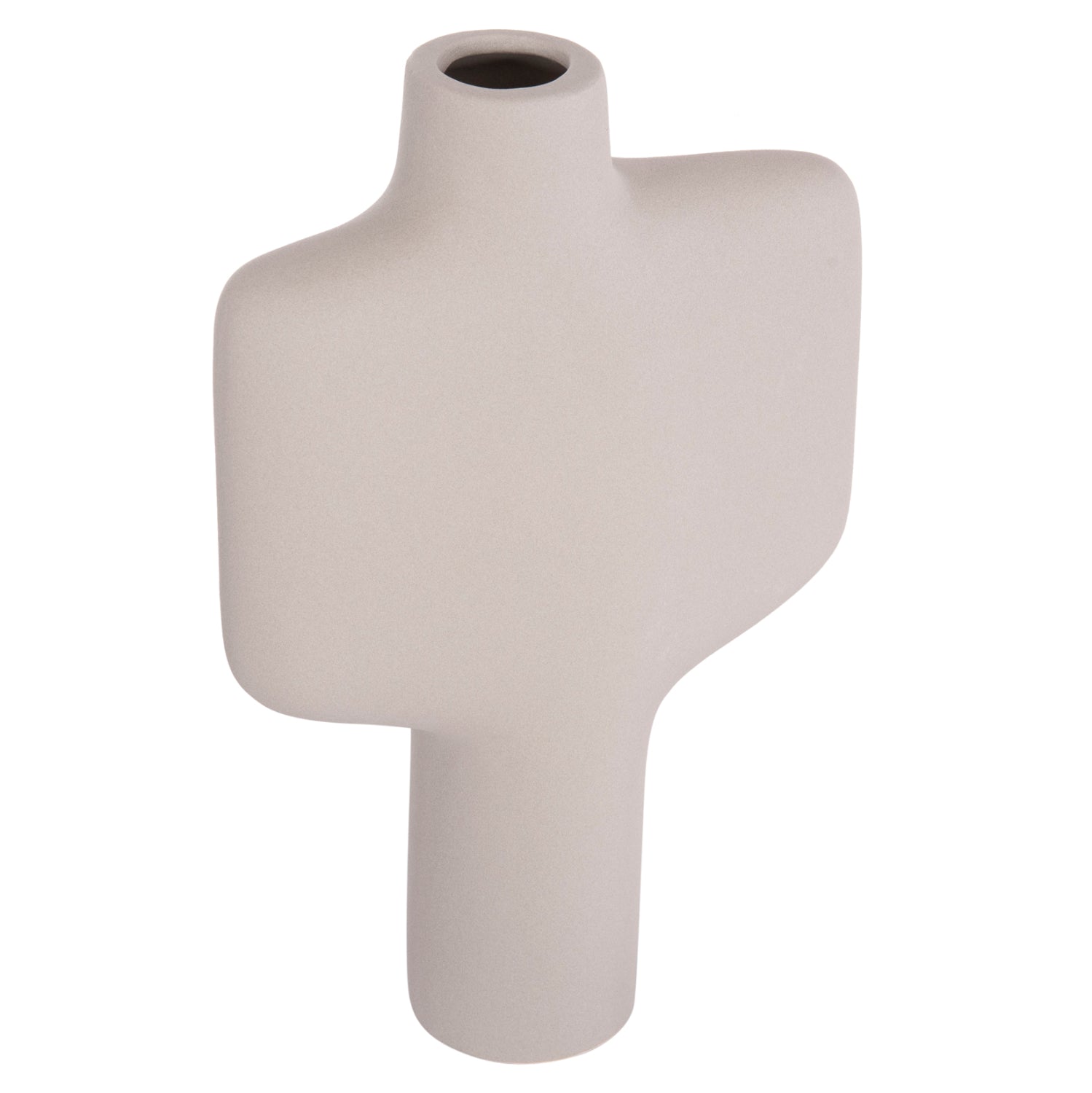 Керамичен декоративен плот за маса серия Аrken сив мат 22.5x7.5x34см