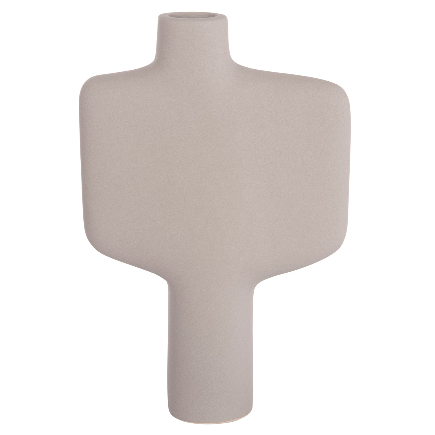 Керамичен декоративен плот за маса серия Аrken сив мат 22.5x7.5x34см