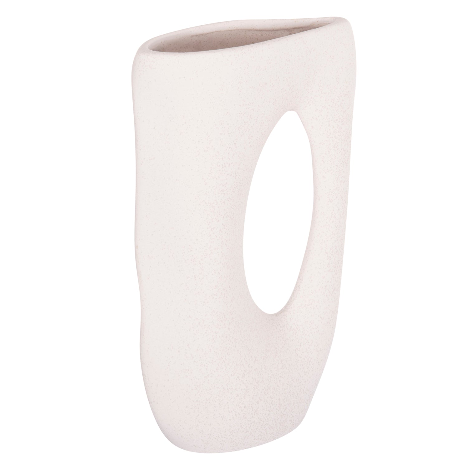 Керамична декорация за маса SEBOR бял, кристален, 21x8x35.5 см