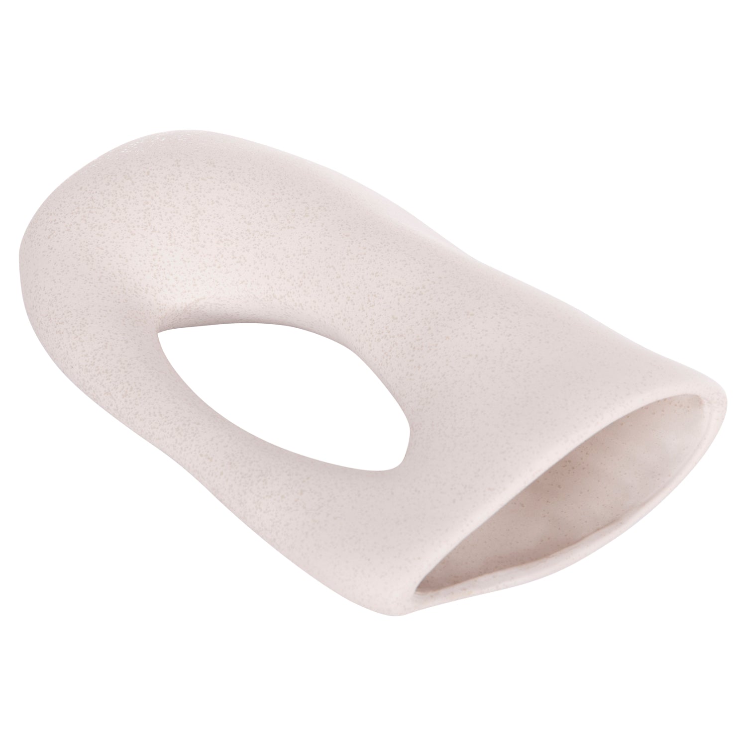 Керамична декорация за маса SEBOR бял, кристален, 21x8x35.5 см