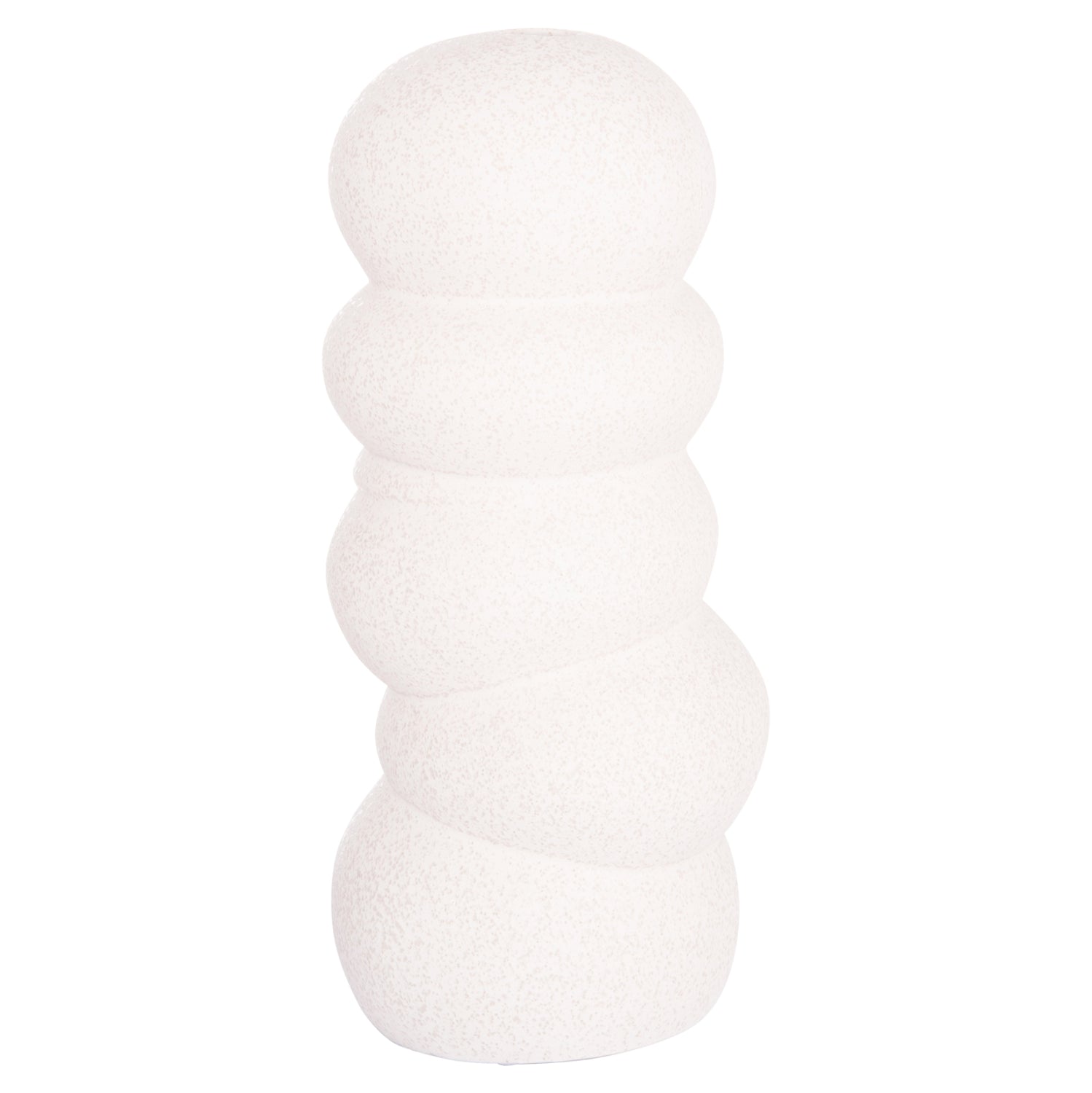 Декоративен керамичен плот за маса , от бял кристал, φ13x31hсм