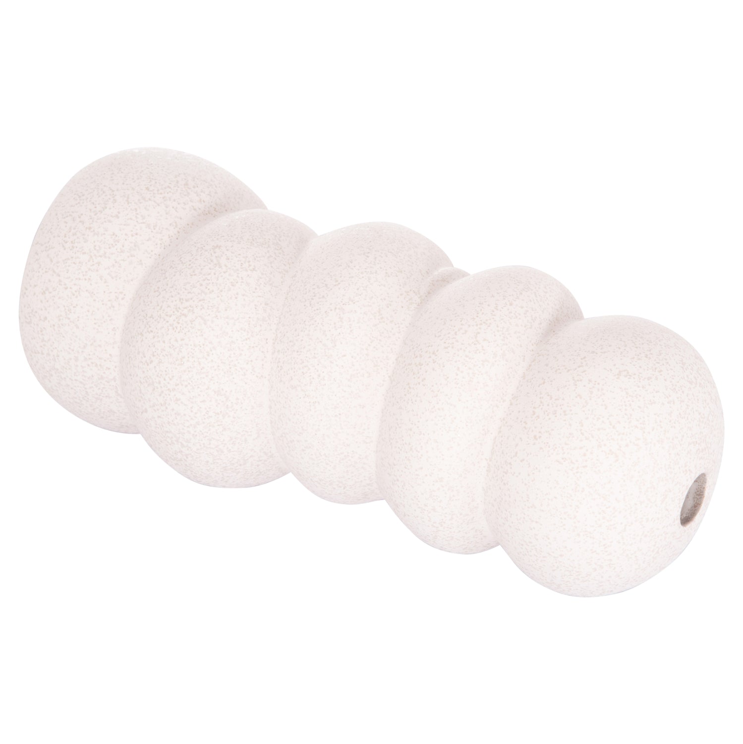 Декоративен керамичен плот за маса , от бял кристал, φ13x31hсм